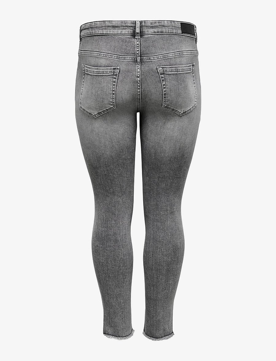 ONLY Carmakoma - CARWILLY REG SK ANK RW REA0918 NOOS - jeans skinny - grey denim - 2
