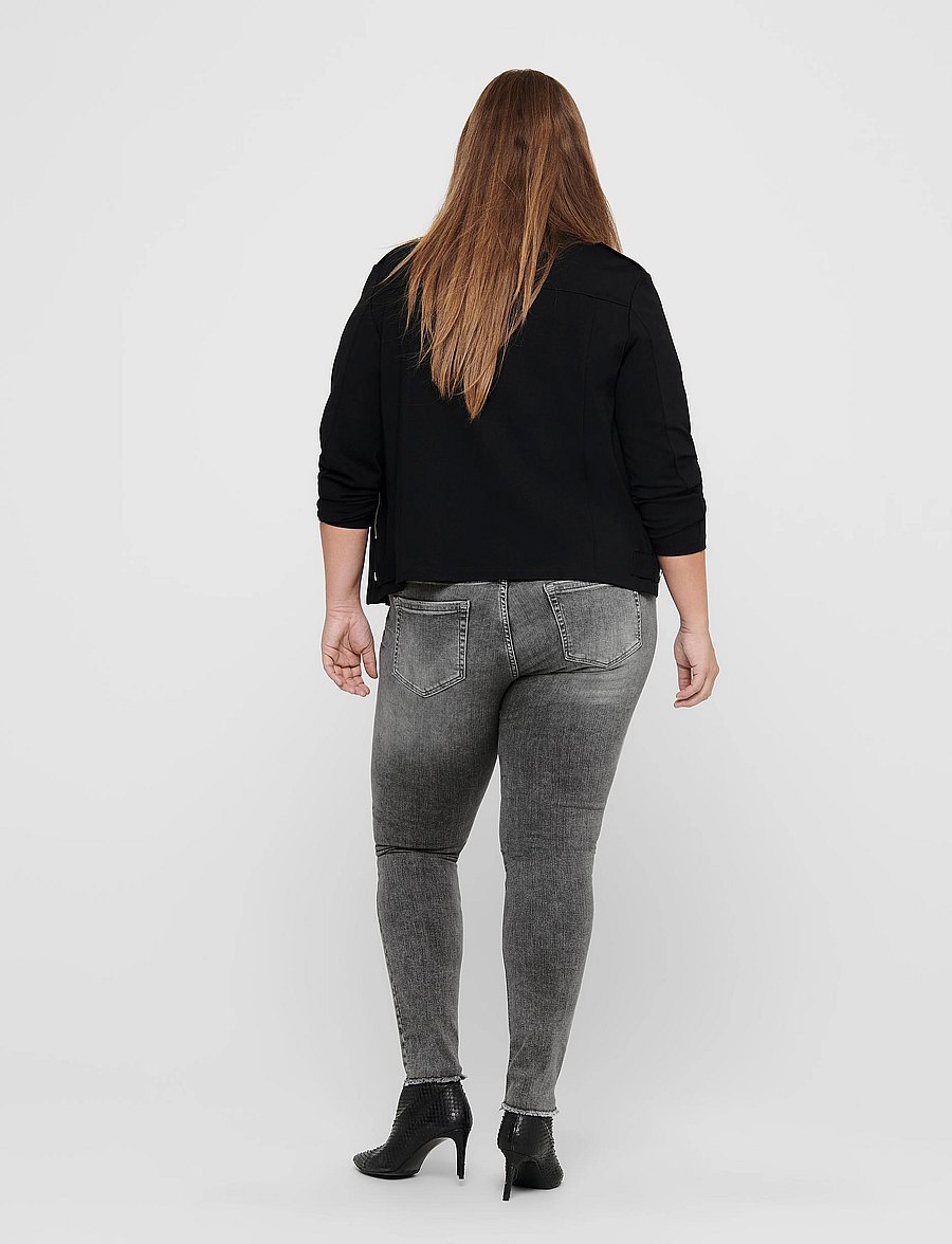 ONLY Carmakoma - CARWILLY REG SK ANK RW REA0918 NOOS - jeans skinny - grey denim - 3