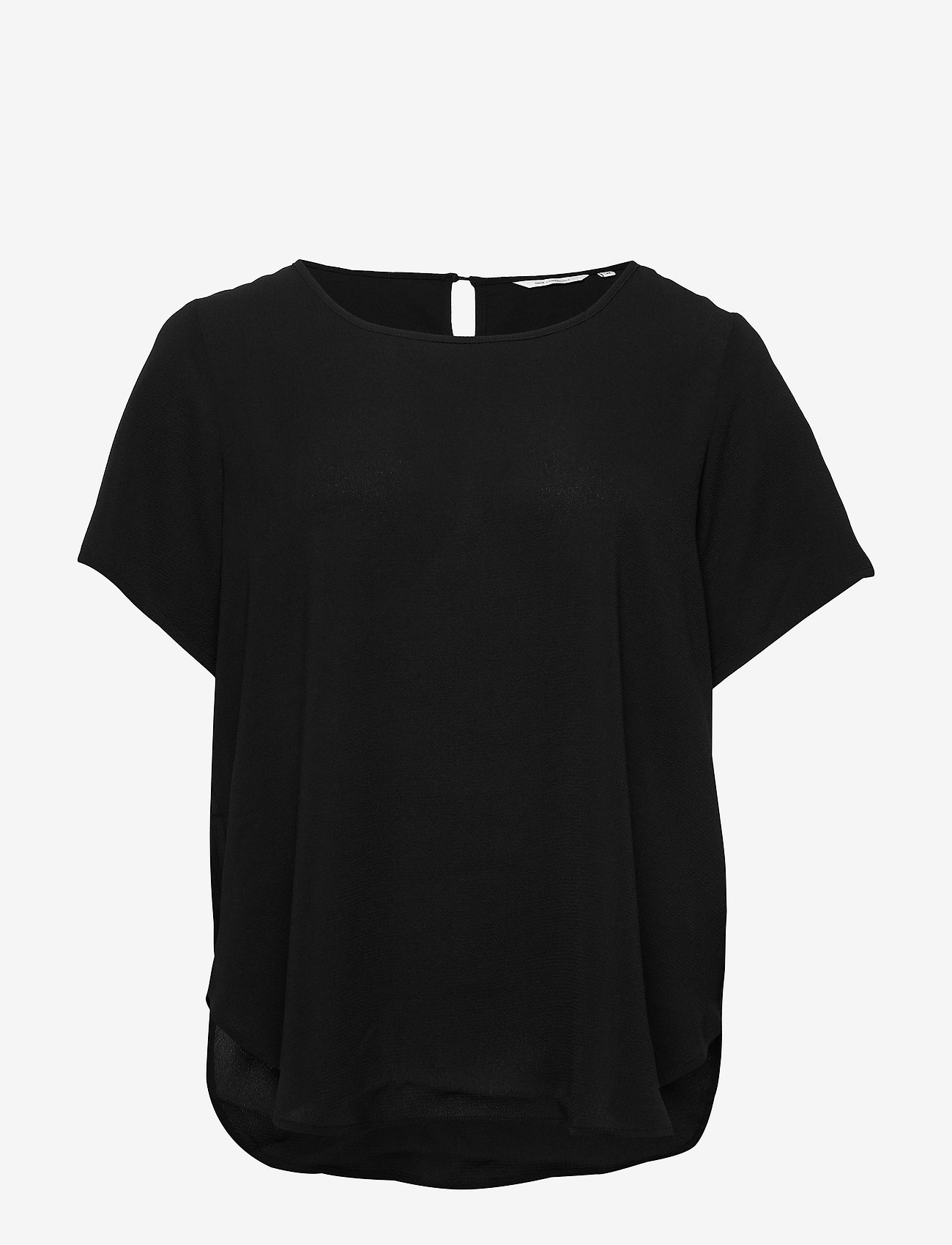 ONLY Carmakoma - CARVICA LIFE SS TOP WVN NOOS - black - 1