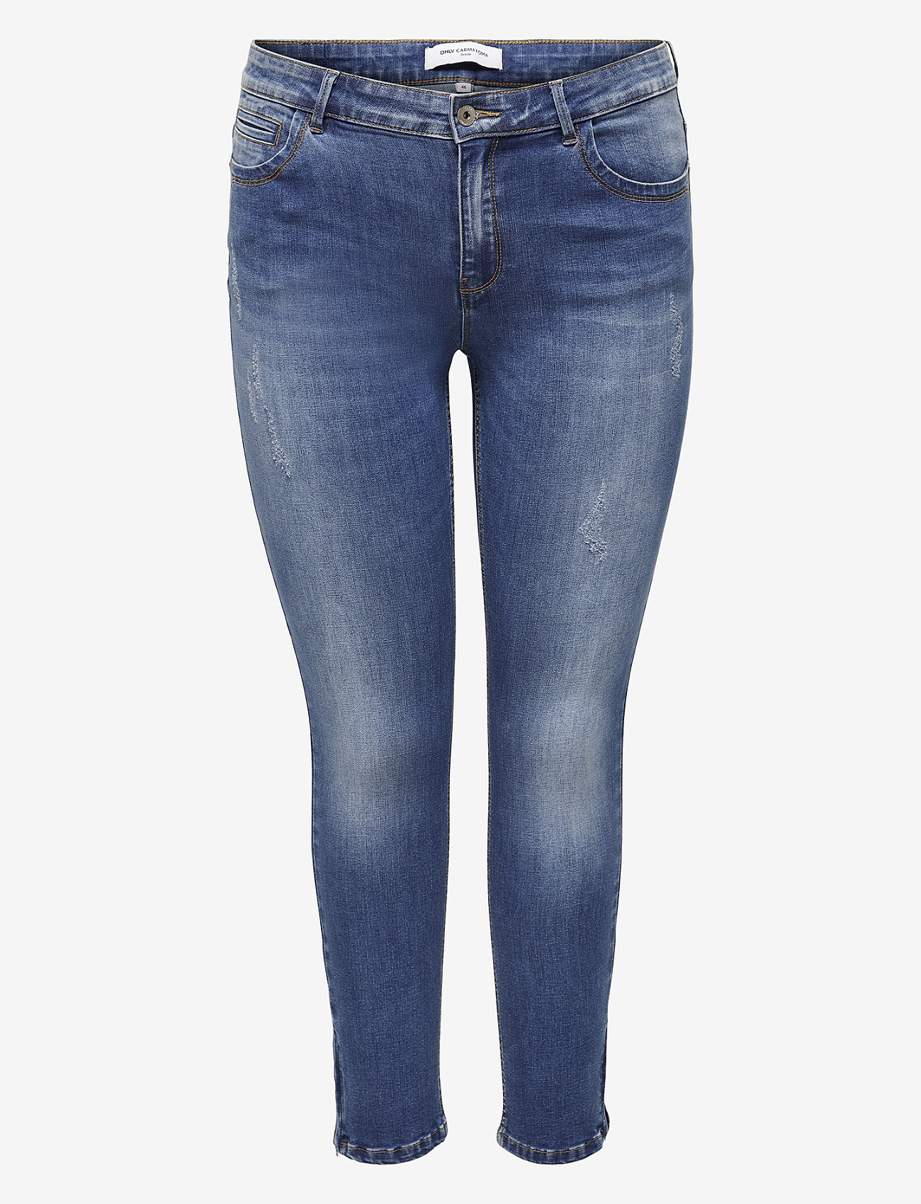 ONLY Carmakoma - CARKARLA REG ANK  SK JEANS BJ11336 NOOS - skinny jeans - medium blue denim - 1