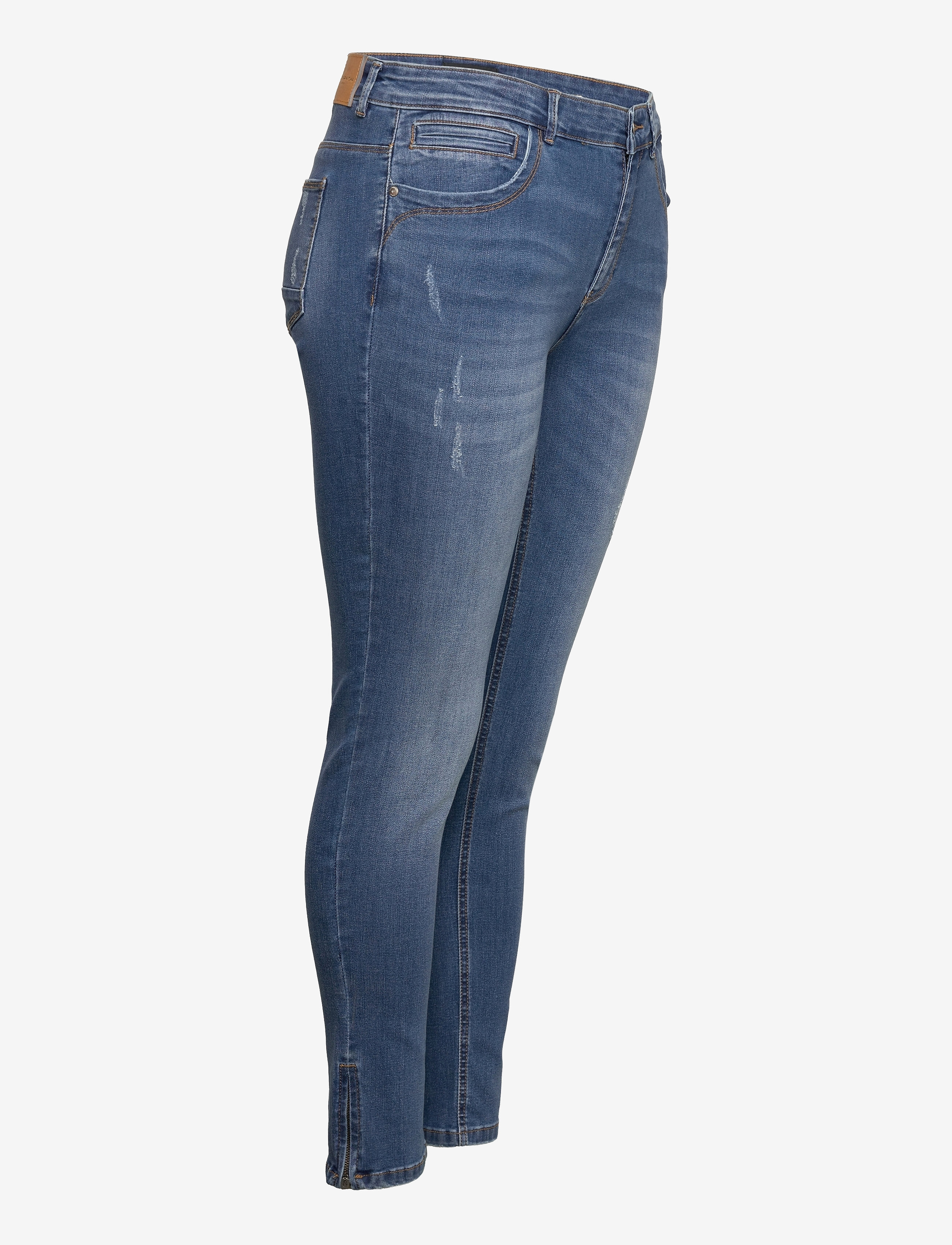 ONLY Carmakoma - CARKARLA REG ANK  SK JEANS BJ11336 NOOS - jeans skinny - medium blue denim - 3