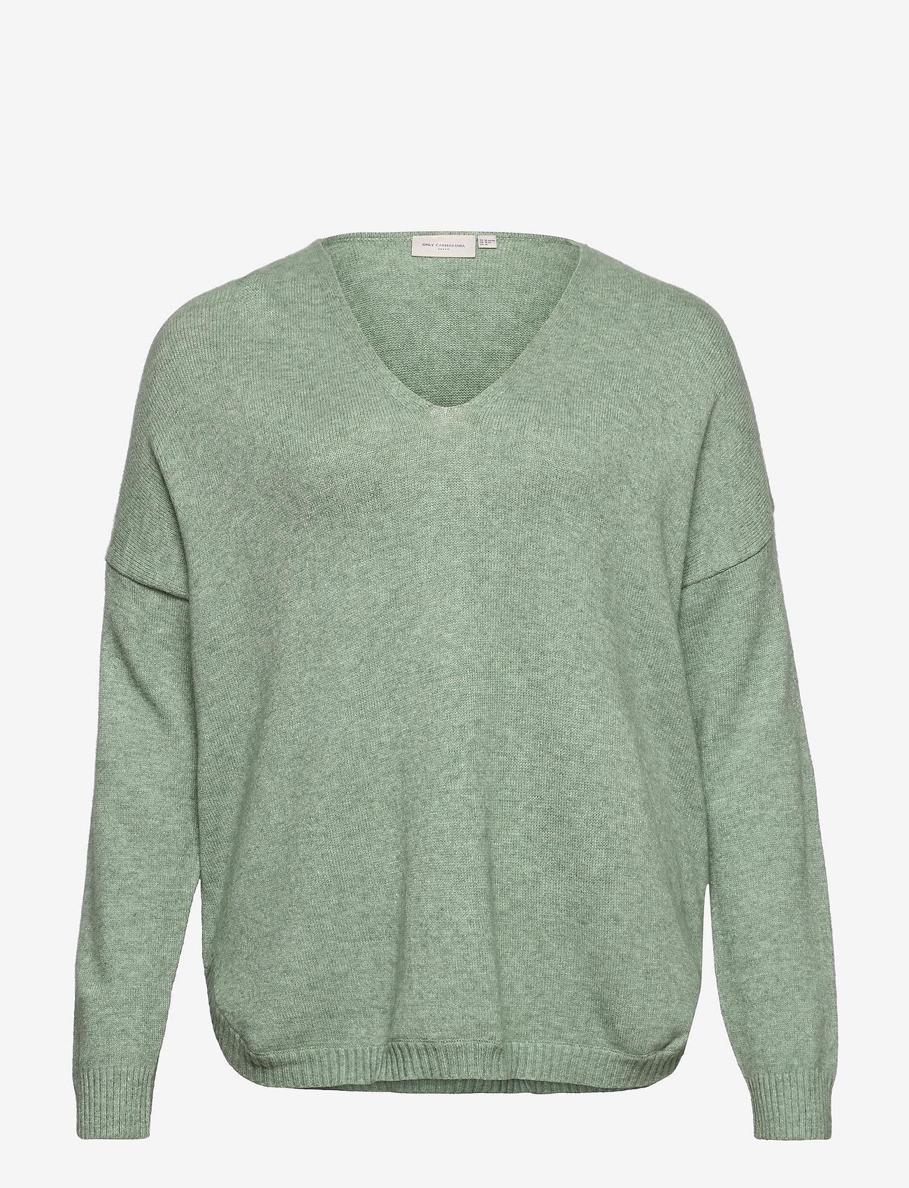 ONLY Carmakoma - CARMARGARETA LS PULLOVER KNT - basil - 0