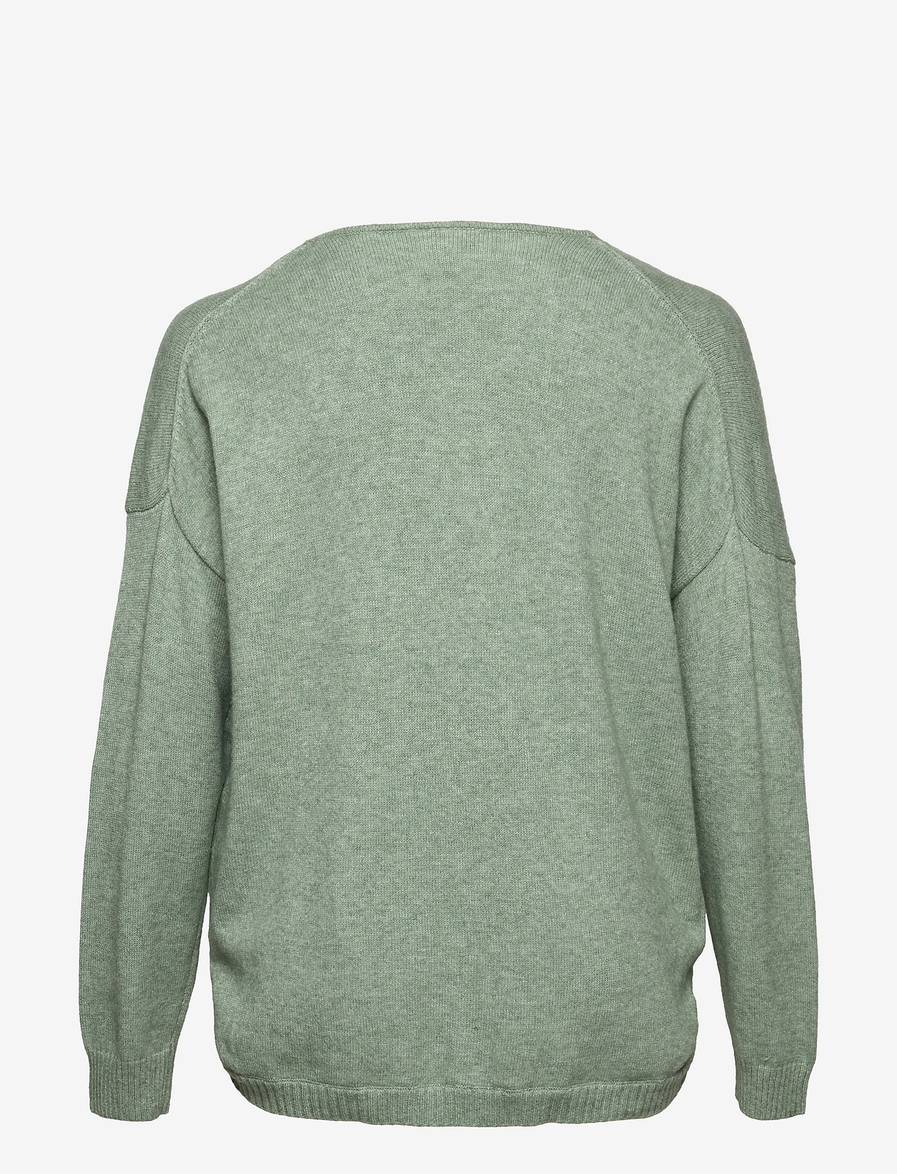 ONLY Carmakoma - CARMARGARETA LS PULLOVER KNT - basil - 1