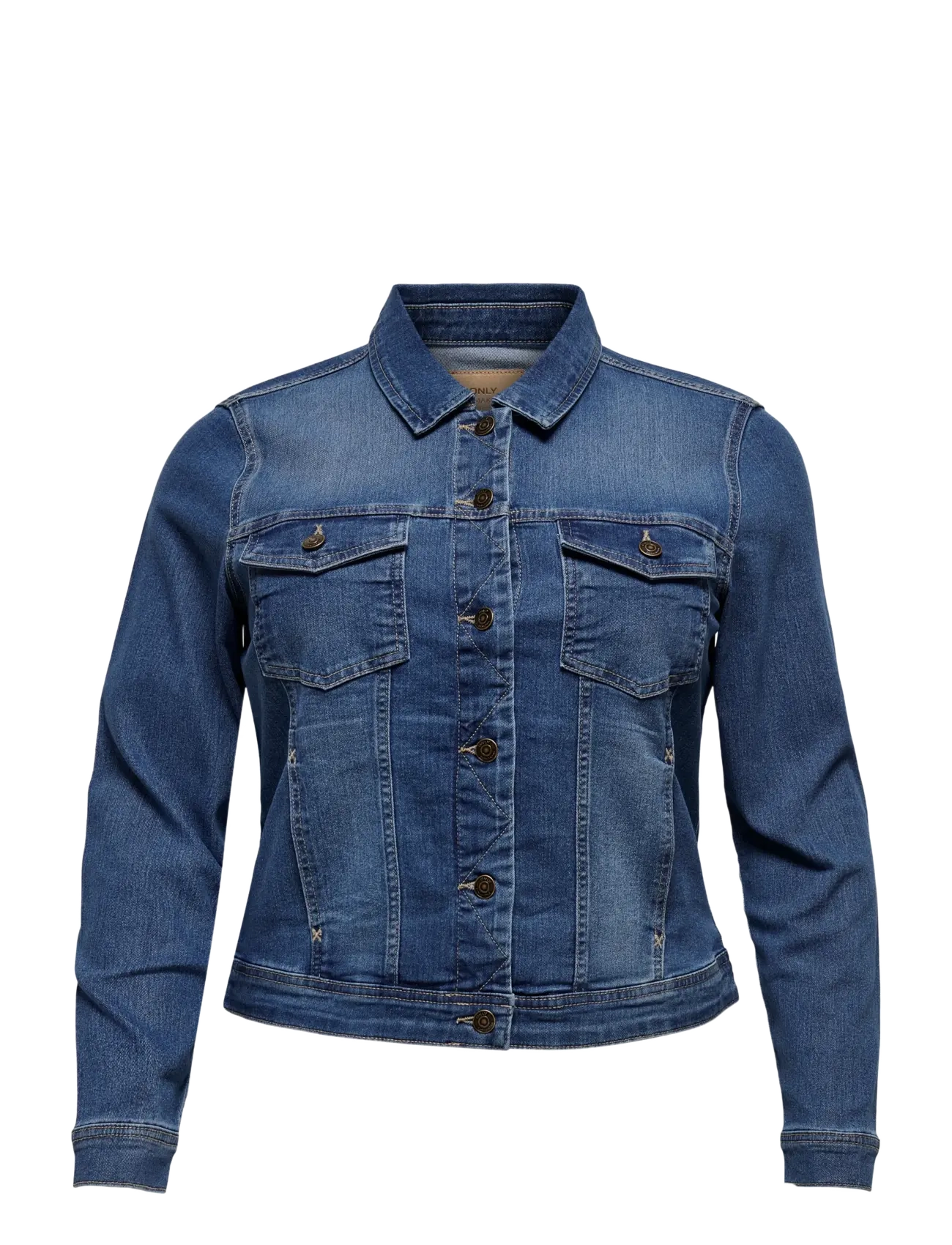 ONLY Carmakoma CARWESPA DENIM JACKET MBD DNM NOOS - Jakker & Frakker - MEDIUM BLUE DENIM / blue