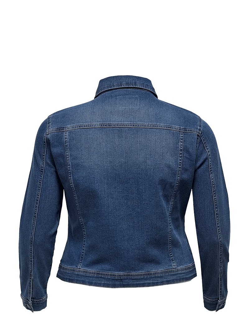 ONLY Carmakoma - CARWESPA DENIM JACKET MBD DNM NOOS - teksatagid - medium blue denim - 2