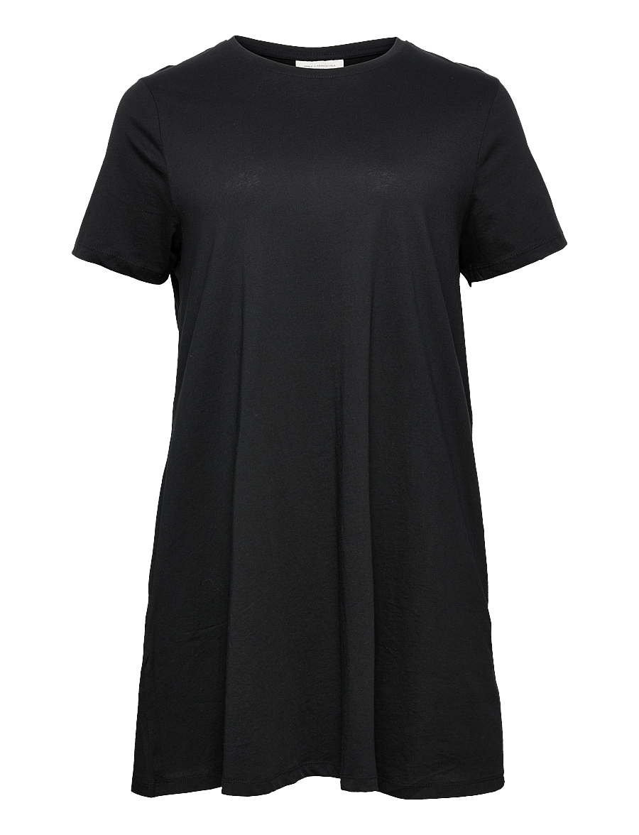 ONLY Carmakoma - CARAPRIL SS POCKET DRESS JRS - black - 0