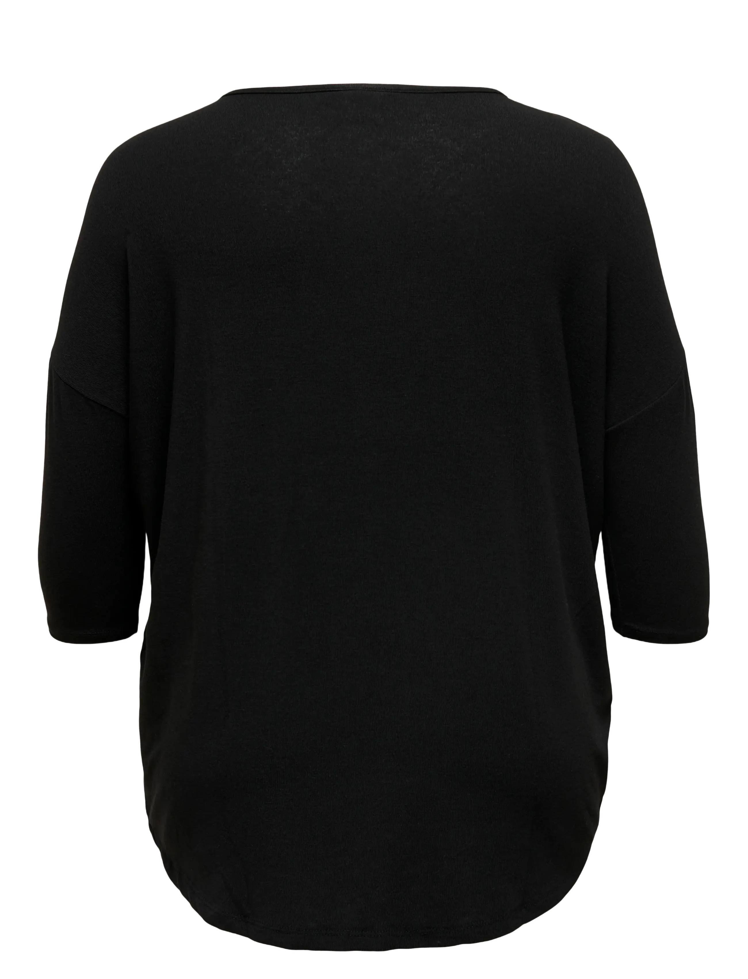 ONLY Carmakoma - CARLAMOUR 3/4 TOP JRS NOOS - black - 2