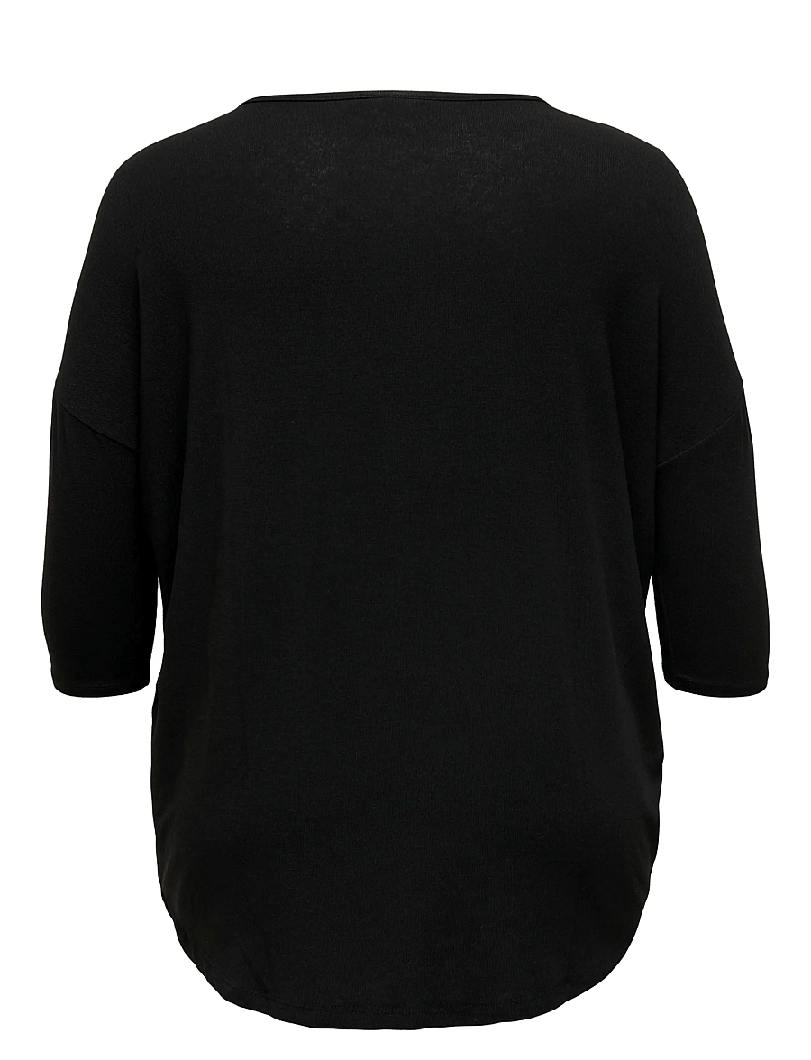 ONLY Carmakoma - CARLAMOUR 3/4 TOP JRS NOOS - palaidinukės ilgomis rankovėmis - black - 2