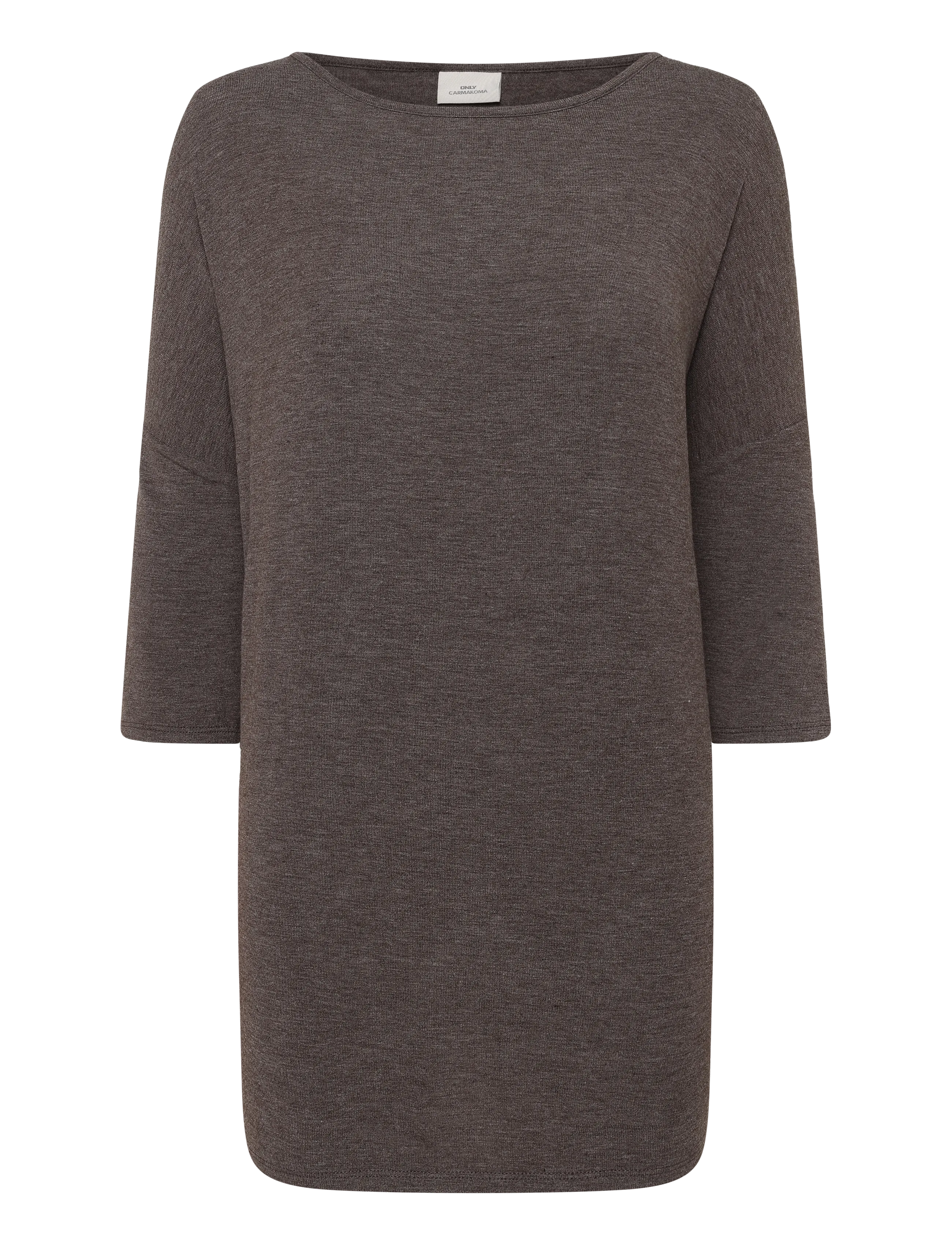 ONLY Carmakoma CARLAMOUR 3/4 TOP JRS NOOS - Kleidung - COFFEE BEAN / brown