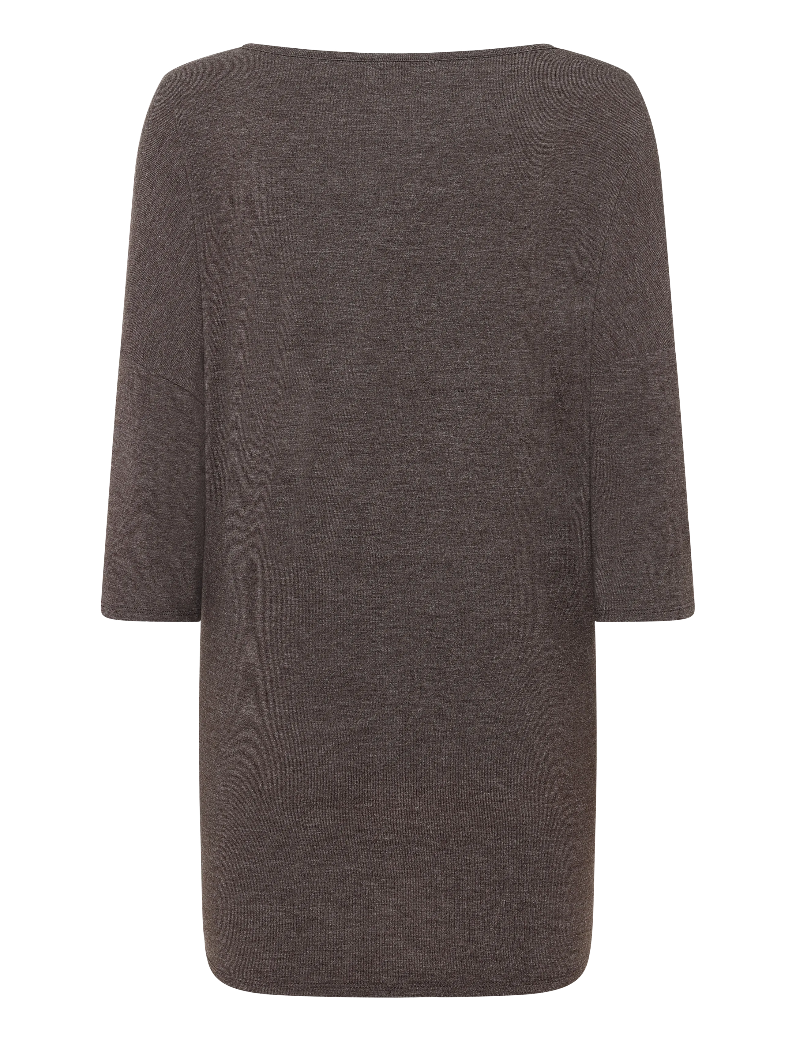 ONLY Carmakoma - CARLAMOUR 3/4 TOP JRS NOOS - langärmlige tops - coffee bean - 1