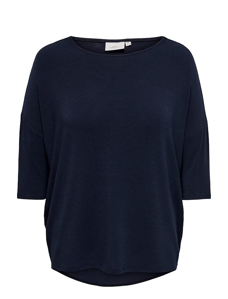 ONLY Carmakoma - CARLAMOUR 3/4 TOP - långärmade toppar - naval academy - 1