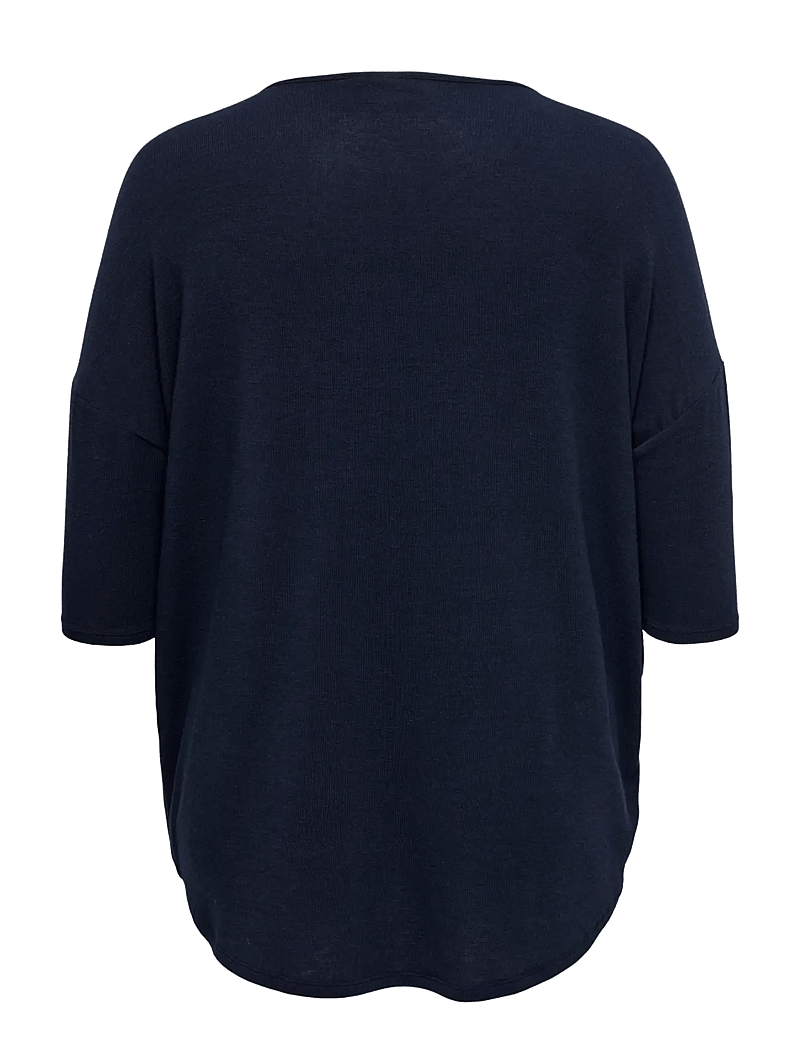 ONLY Carmakoma - CARLAMOUR 3/4 TOP - långärmade toppar - naval academy - 2