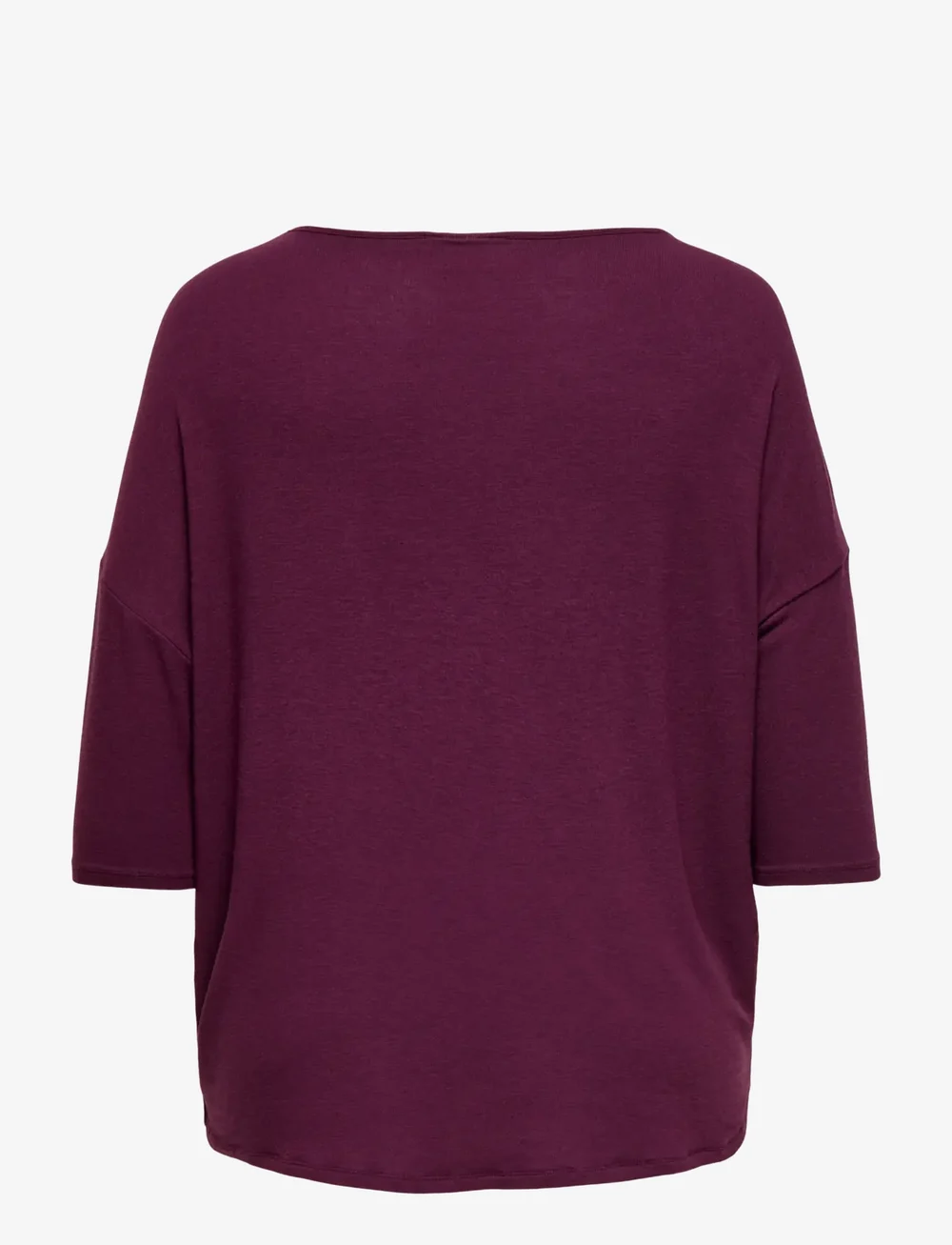 ONLY Carmakoma - CARLAMOUR 3/4 TOP JRS NOOS - langärmlige tops - winetasting - 2