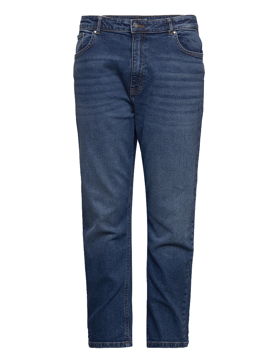 ONLY Carmakoma - CARENEDA MOM JEANS DNM - dark blue denim - 0