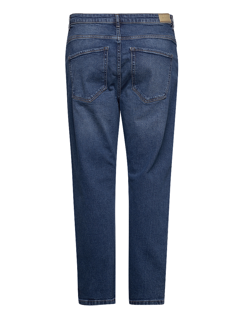 ONLY Carmakoma - CARENEDA MOM JEANS DNM - dark blue denim - 1