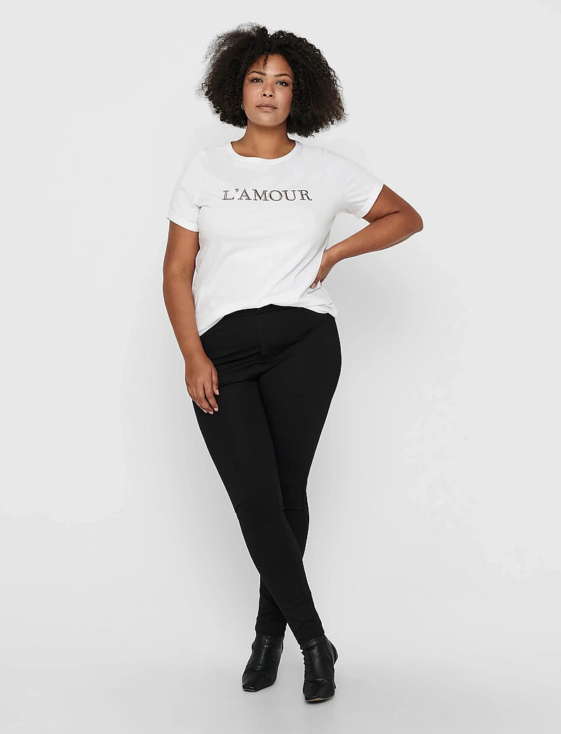 ONLY Carmakoma - CARTAY SHAPE UP LEGGINGS PNT - formell - black - 0