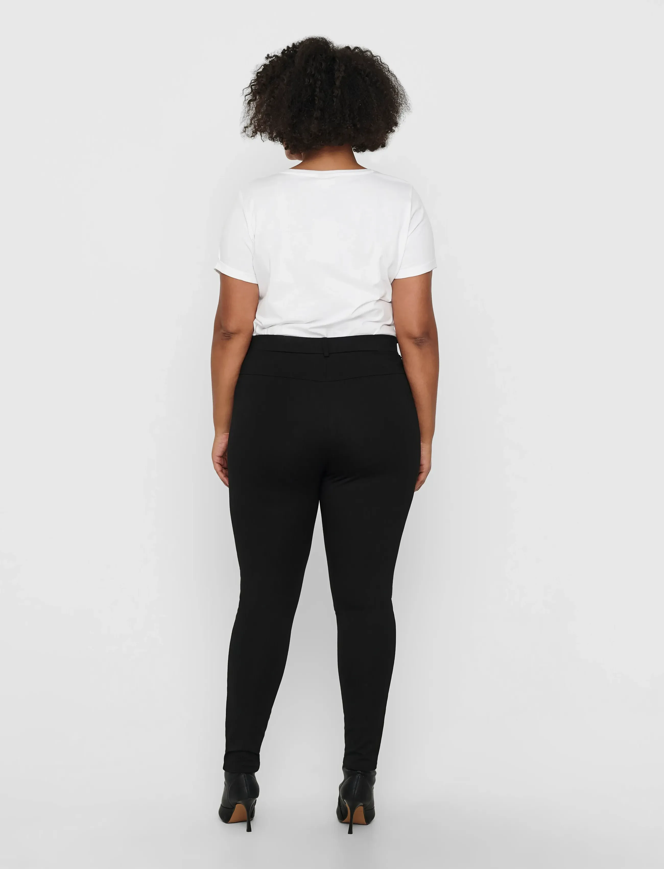 ONLY Carmakoma - CARTAY  SHAPE UP LEGGINGS PNT - puvunhousut - black - 3