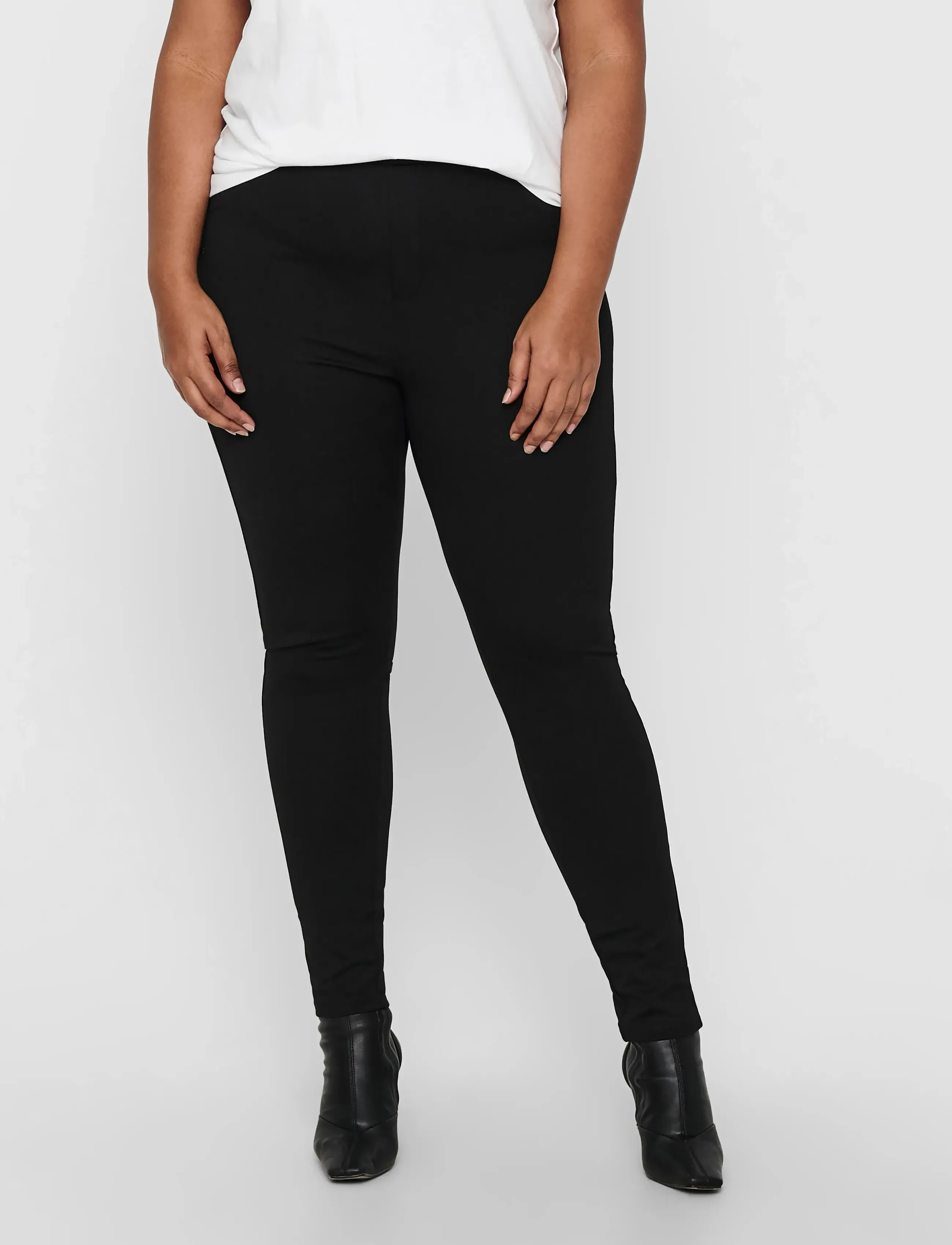 ONLY Carmakoma - CARTAY SHAPE UP LEGGINGS PNT - puvunhousut - black - 5