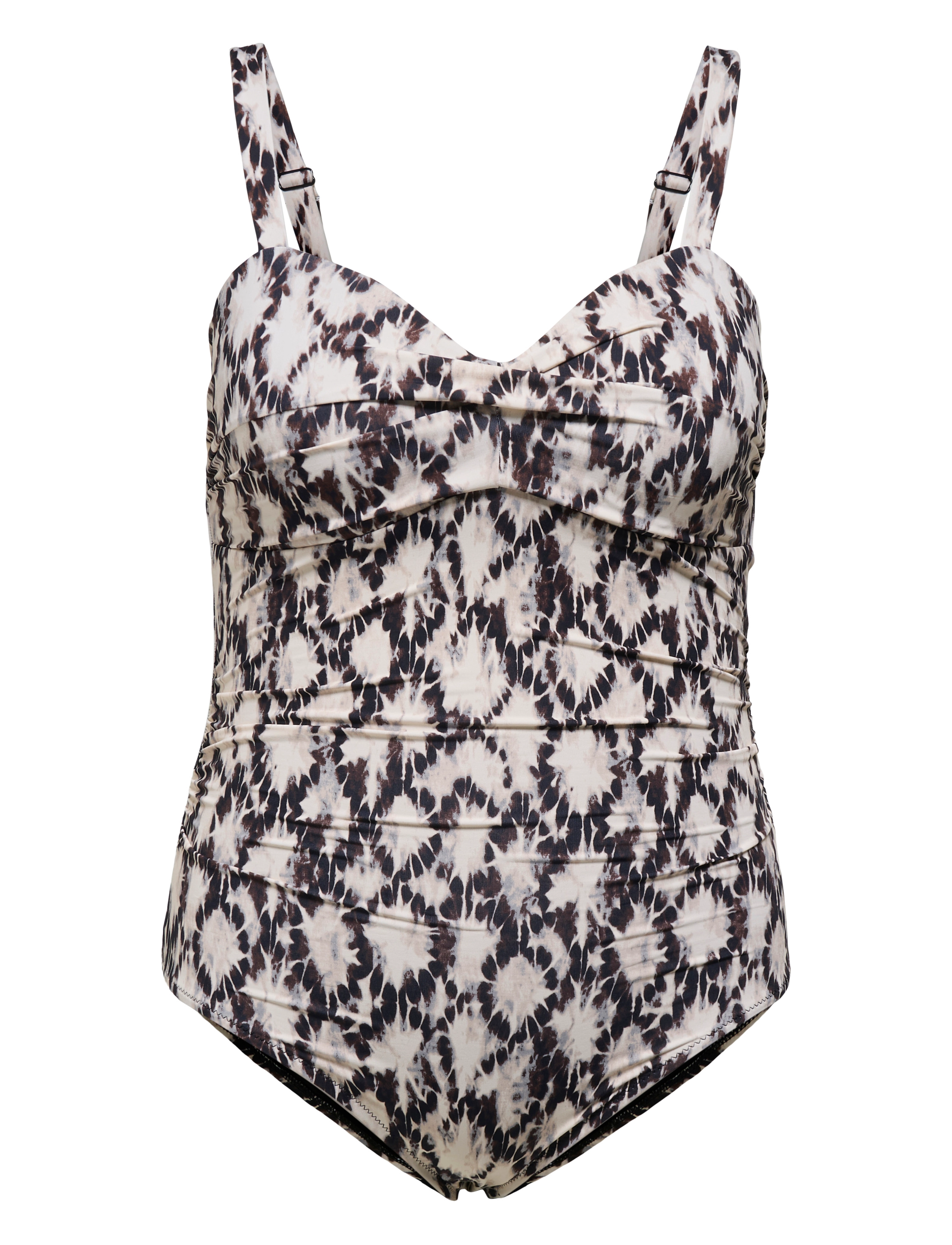 ONLY CARMAKOMA Carelly Badeanzug Cream - 42 - Damen