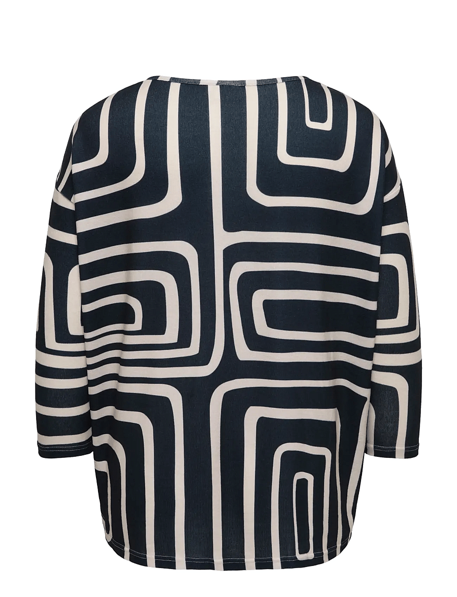 ONLY Carmakoma - CARALBA 3/4 TOP NOOS - langärmlige tops - black - 2