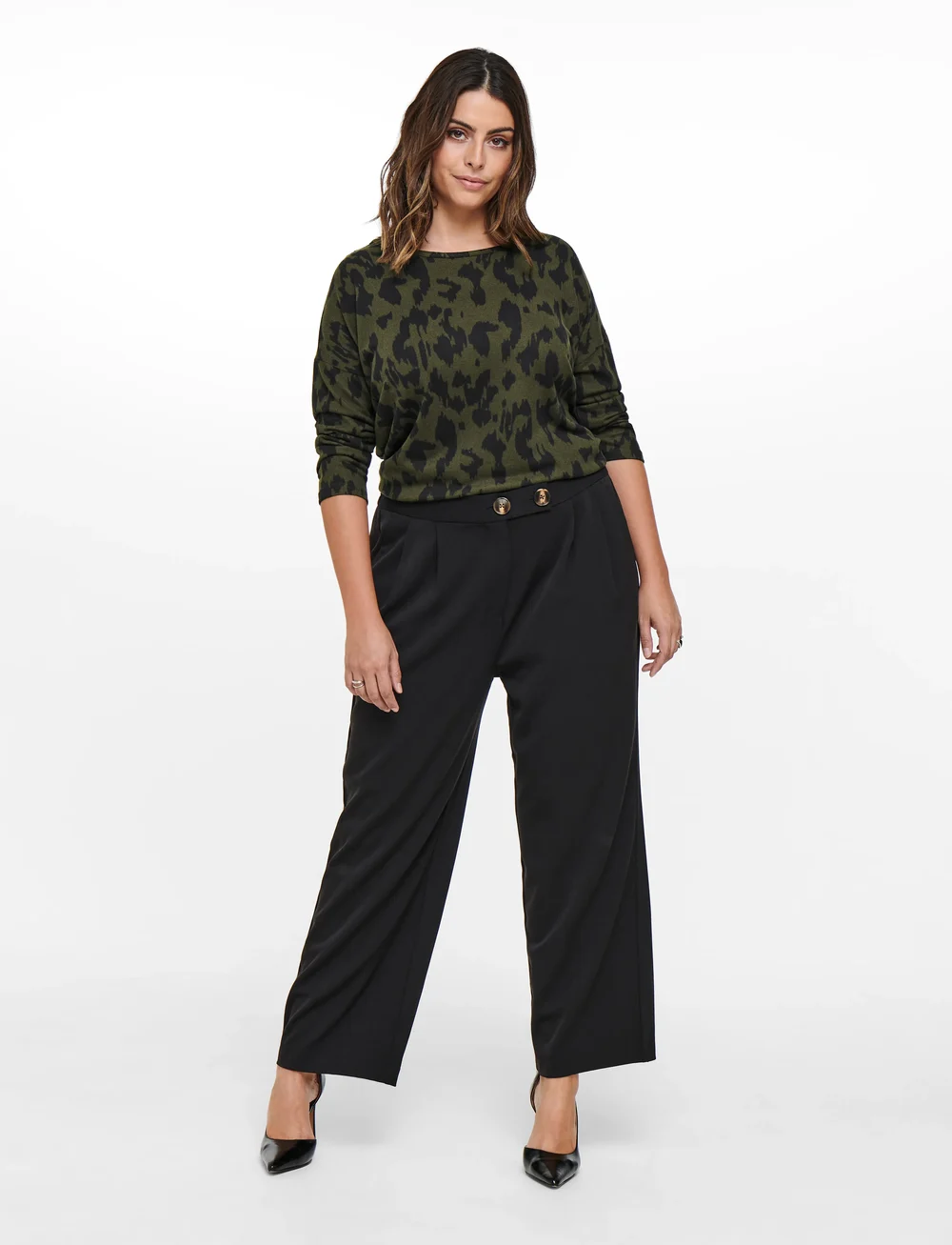 ONLY Carmakoma - CARALBA 3/4 TOP NOOS - langärmlige tops - grape leaf - 0