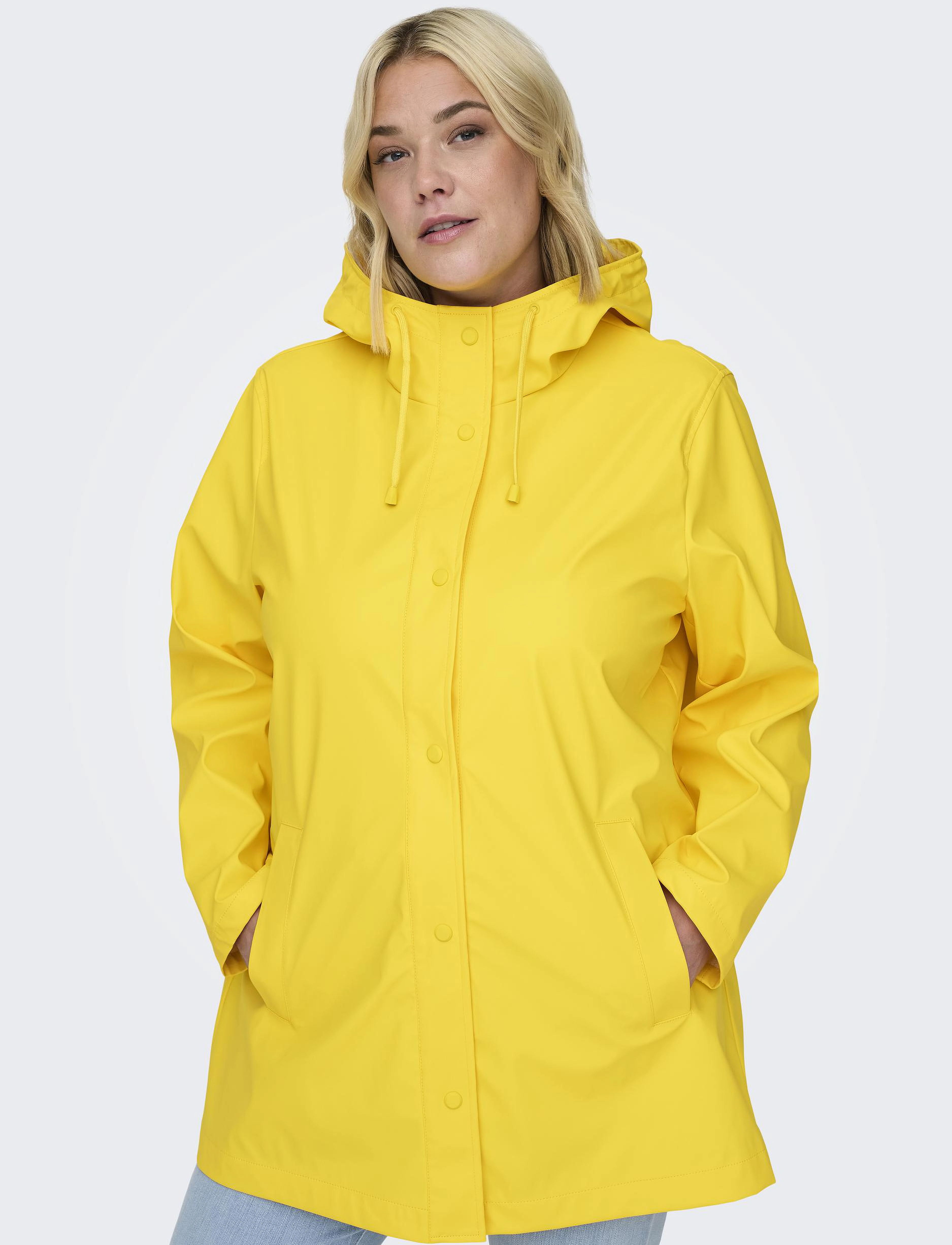 ONLY Carmakoma - CARELLEN RAINCOAT OTW - dandelion - 4
