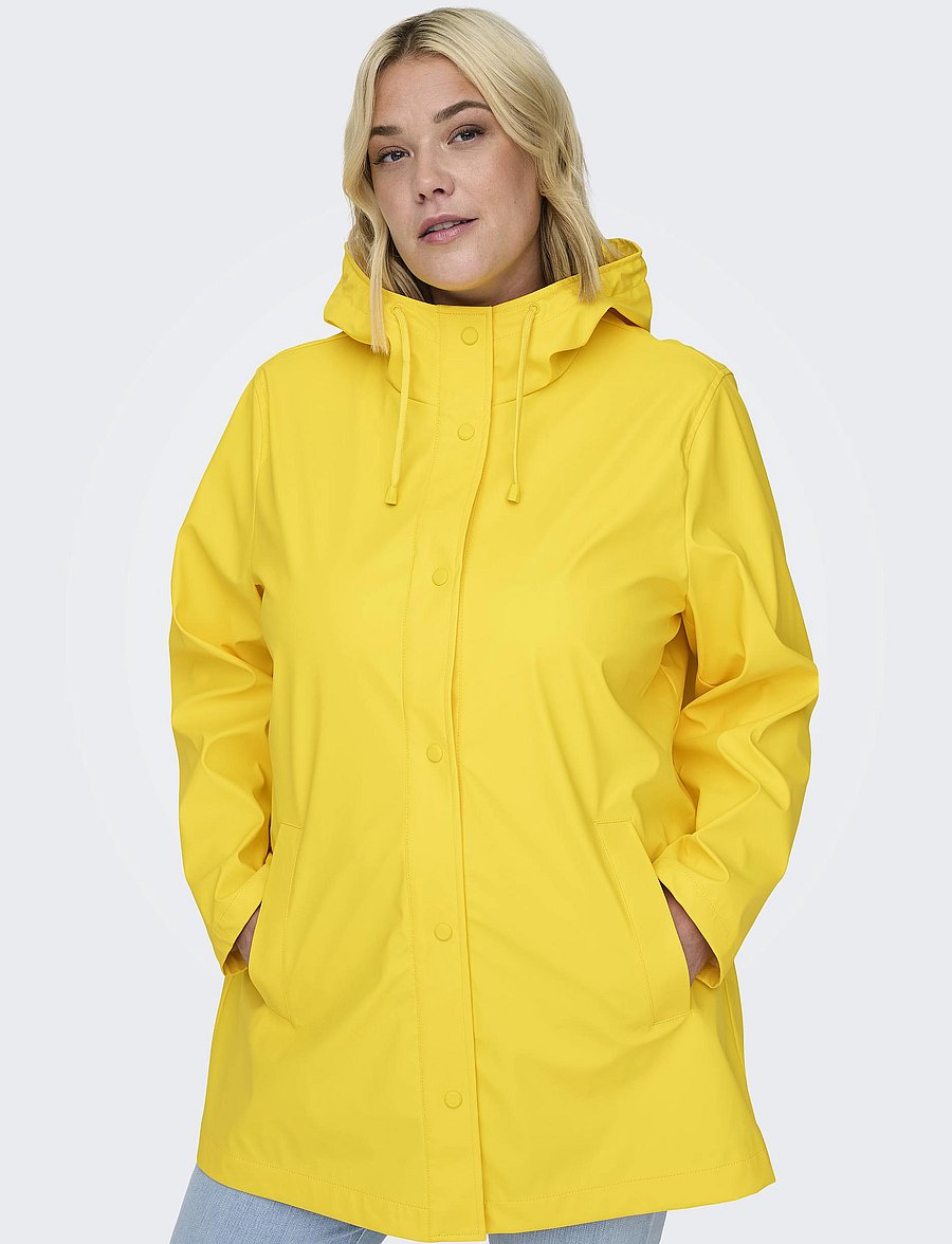 ONLY Carmakoma - CARELLEN RAINCOAT OTW - dandelion - 4