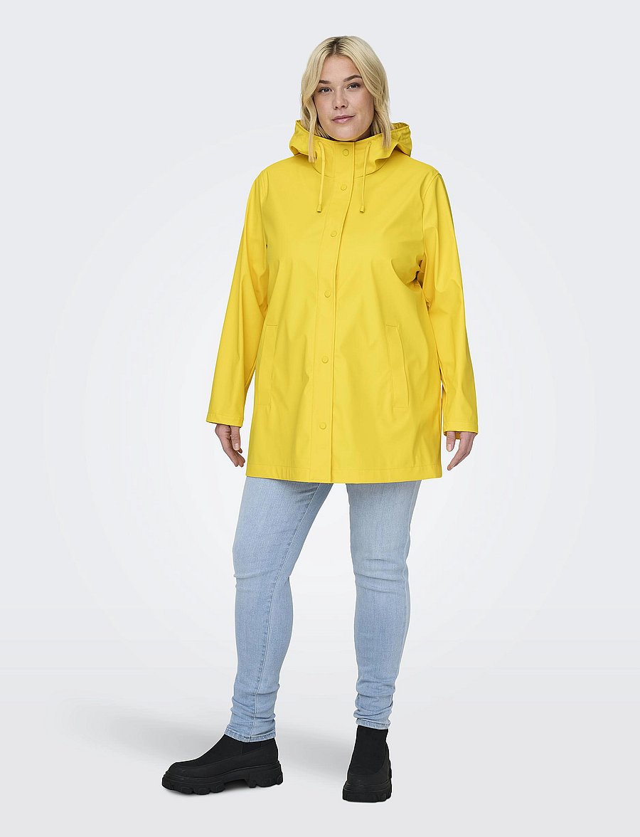 ONLY Carmakoma - CARELLEN RAINCOAT OTW - dandelion - 5