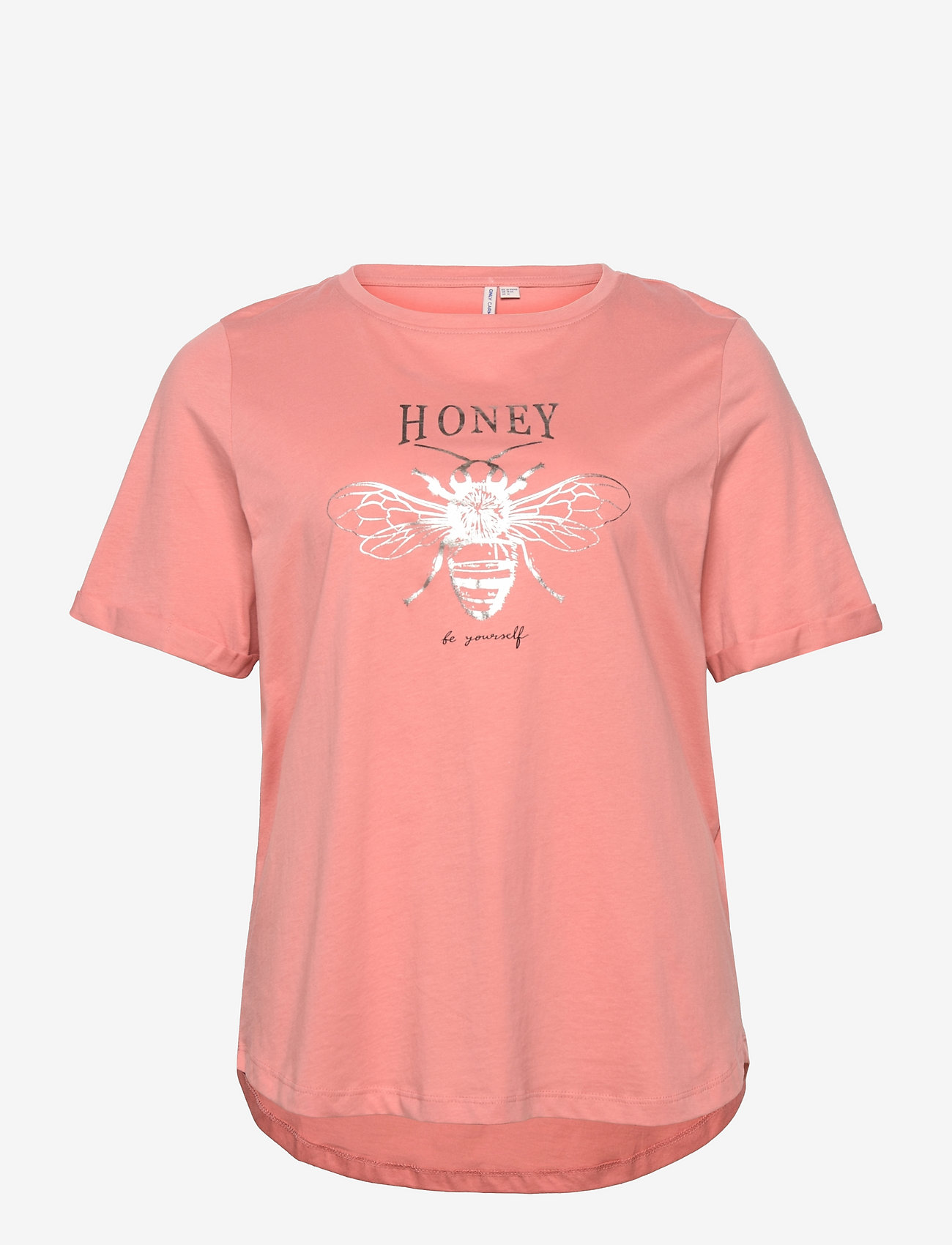 ONLY Carmakoma - CARSANDY LIFE SS TEE - rosette - 0
