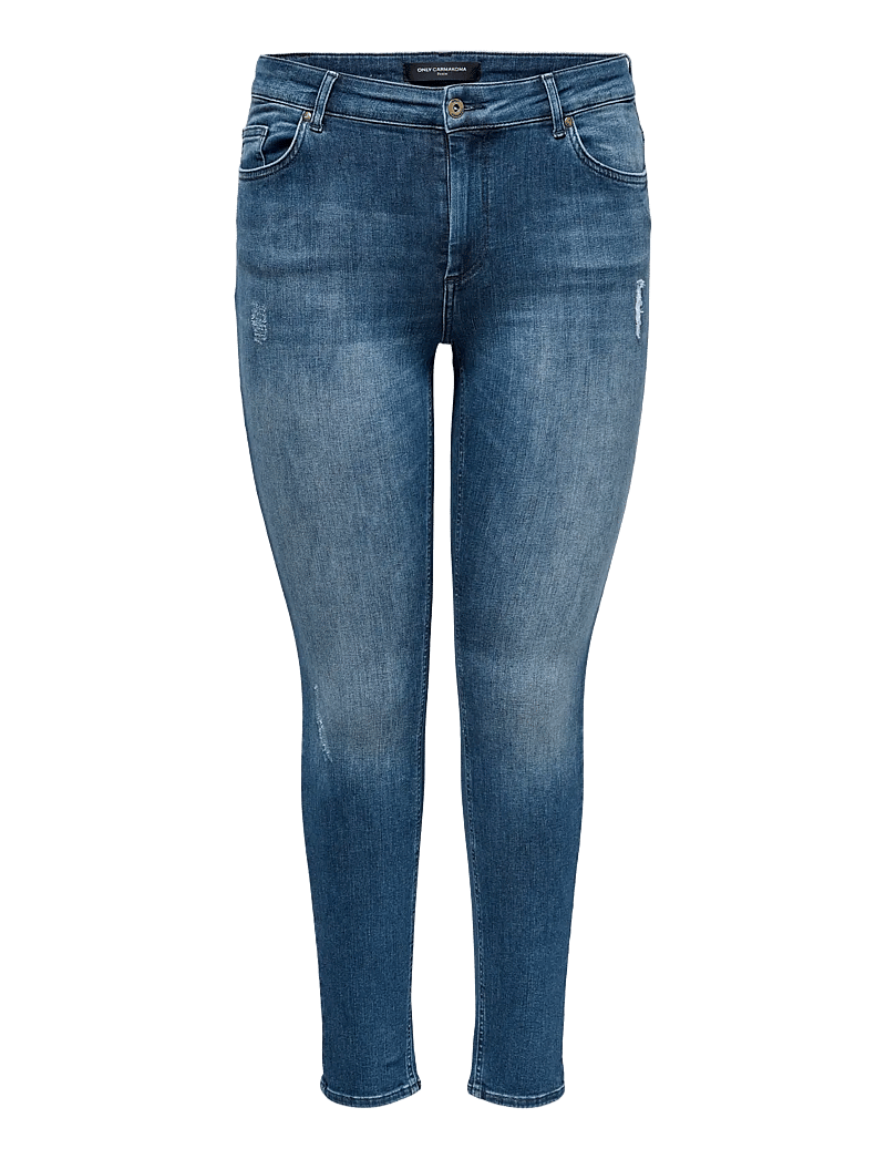 ONLY Carmakoma - CARWILLY REG SKINNY JEANS DNM TAI NOOS - skinny jeans - medium blue denim - 1