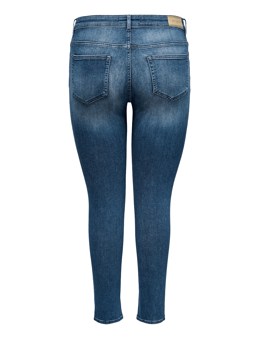ONLY Carmakoma - CARWILLY REG SKINNY JEANS DNM TAI NOOS - skinny jeans - medium blue denim - 2