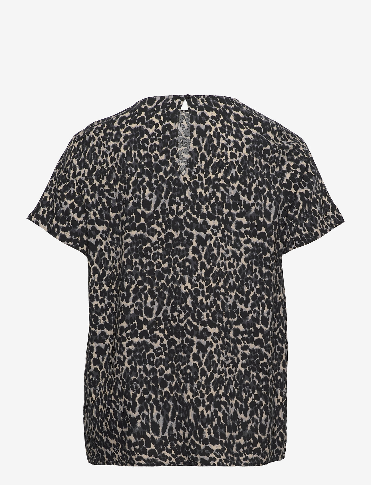 ONLY Carmakoma - CARLOLLILISE SS TOP AOP - black - 1
