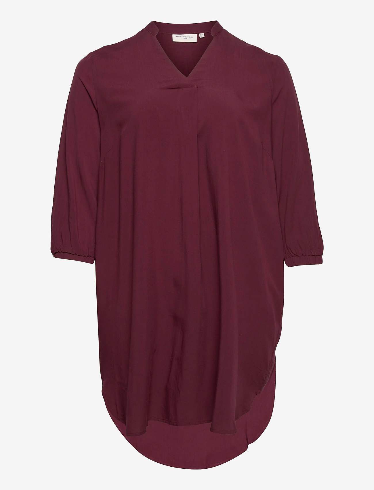 ONLY Carmakoma - CARLOLLILISE 3/4 TUNIC SOLID WVN - port royale - 0