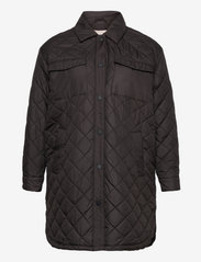 ONLY Carmakoma - CARNEWTANZIA LONG QUILTED SHACKET CC OTW - frühlingsjacken - black - 0