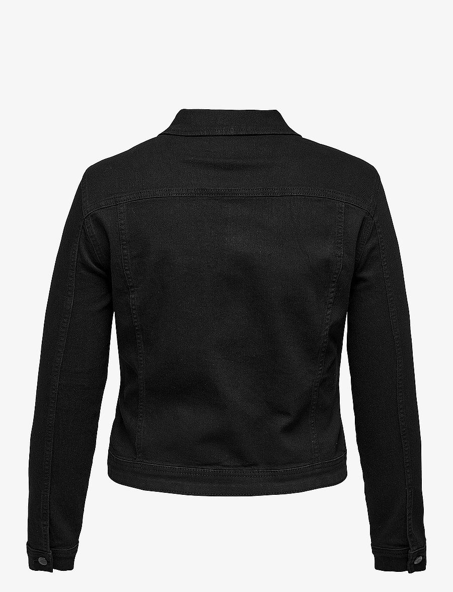 ONLY Carmakoma - CARWESPA LS JACKET BLACK DNM NOOS - kurtki wiosenne - black - 2