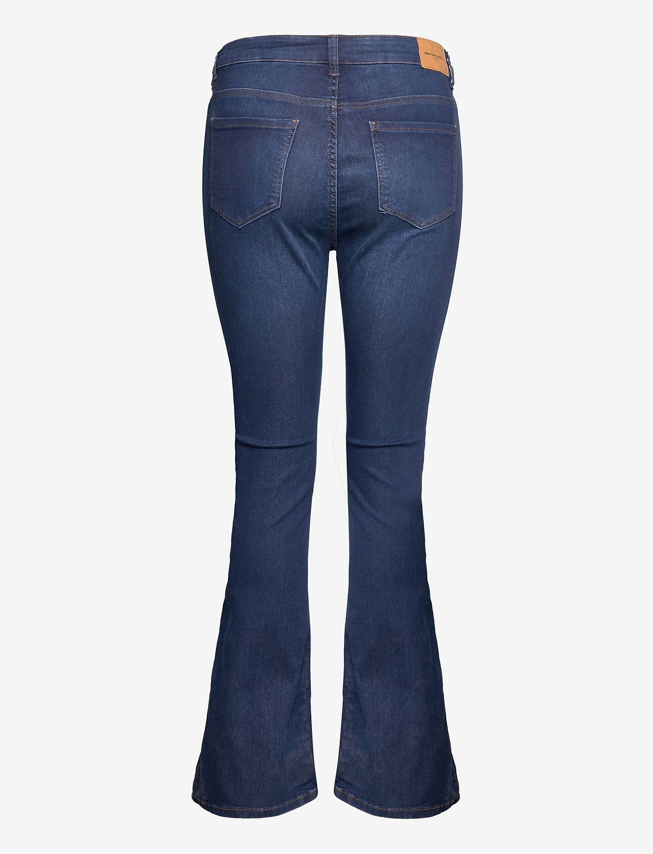 ONLY Carmakoma - CARVICKY REG SWEET FLARED JEANS DNM - dark blue denim - 1
