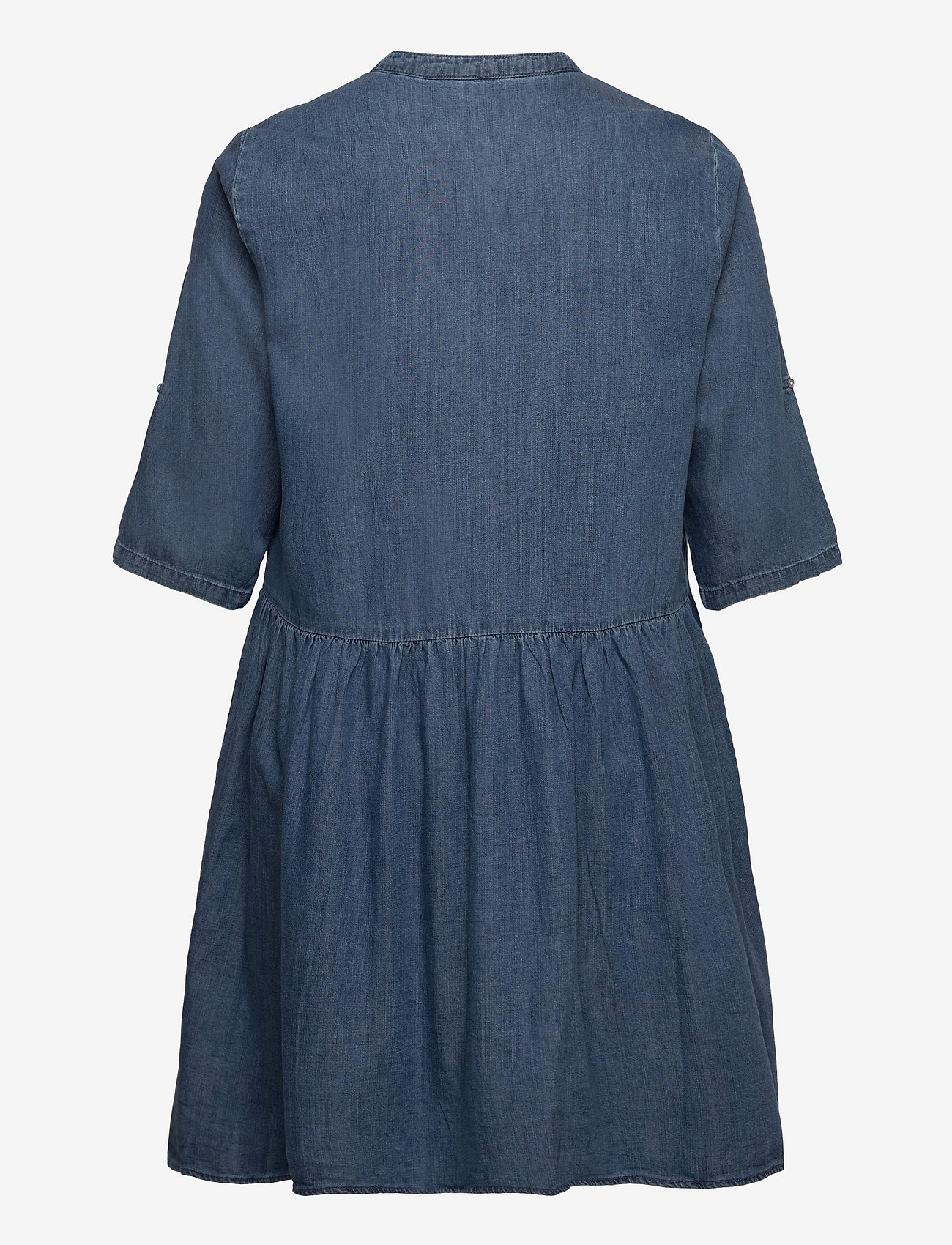 ONLY Carmakoma - CARCHICAGO 3/4 DRESS MB DNM - medium blue denim - 1