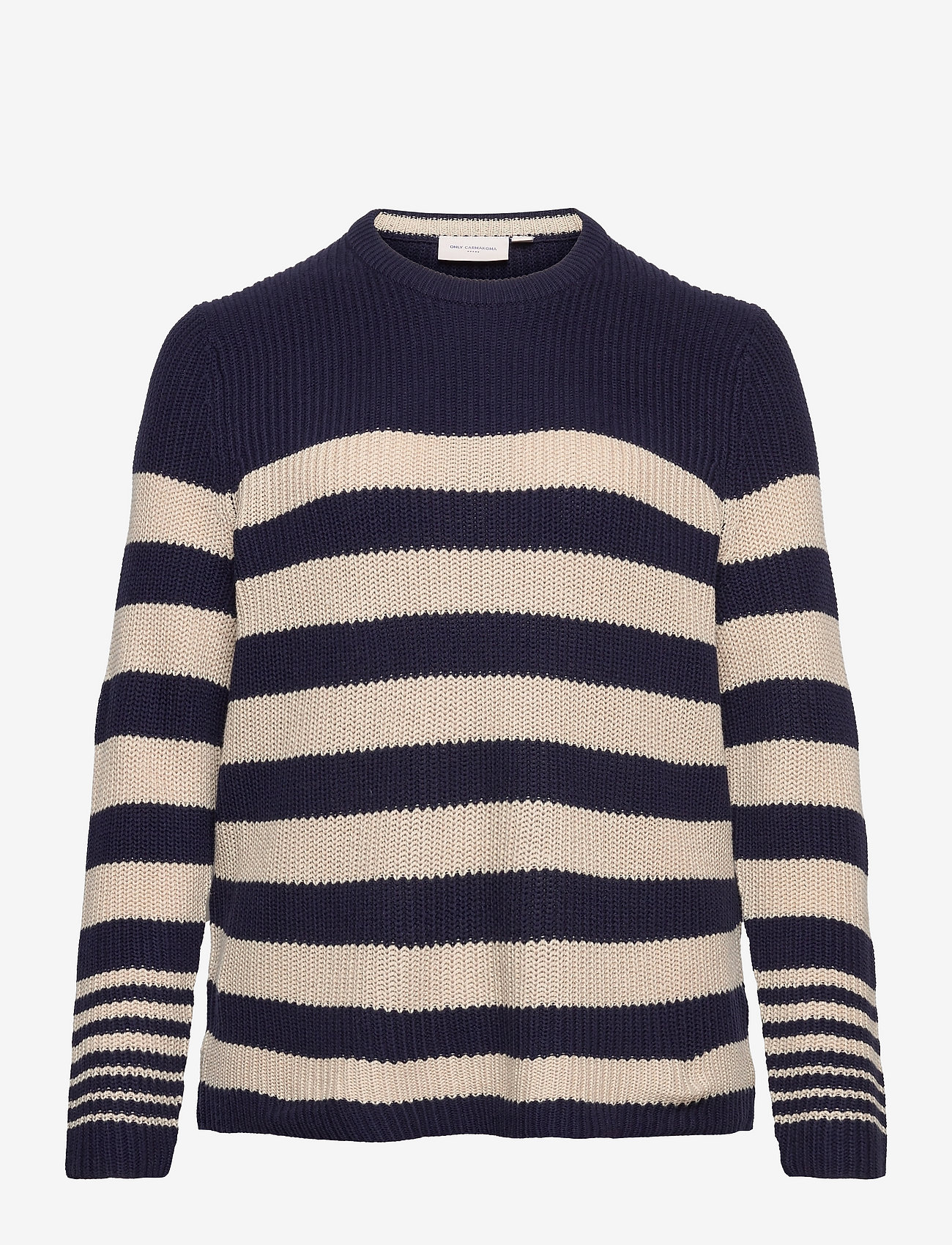 ONLY Carmakoma - CARLUC L/S PULLOVER KNT - evening blue - 0