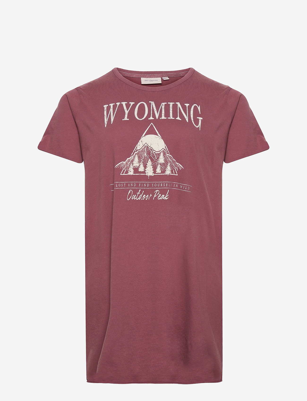 ONLY Carmakoma - CARMIKO SS LONG TEE JRS - renaissance rose - 0