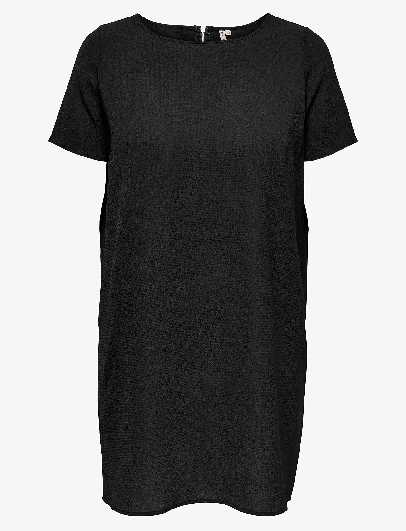 ONLY Carmakoma - CARLUX S/S TUNIC DRESS WVN NOOS - t-shirt-kleider - black - 1