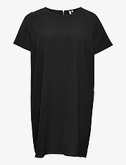 ONLY Carmakoma - CARLUX SS TUNIC DRESS WVN NOOS - t-shirtklänningar - black - 0