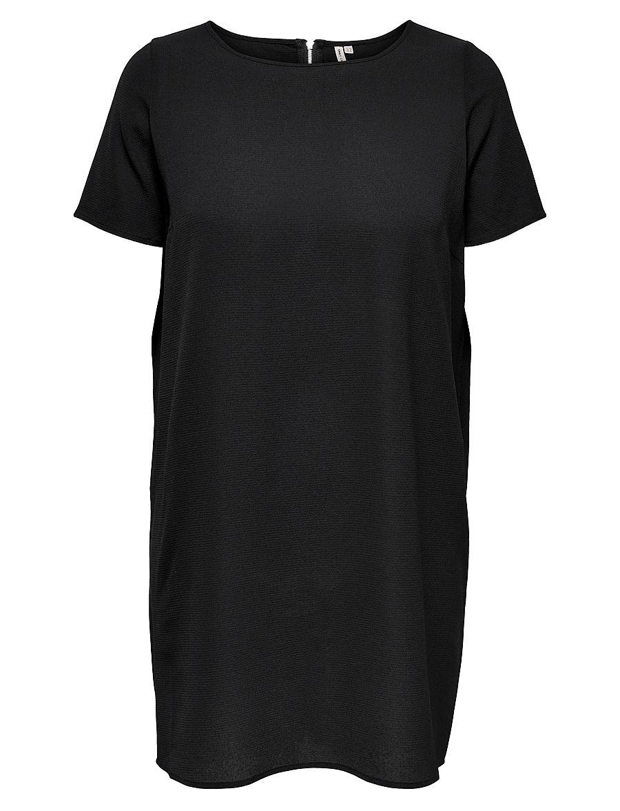 ONLY Carmakoma - CARLUX LIFE SS TUNIC DRESS WVN NOOS - t-särkkleidid - black - 1