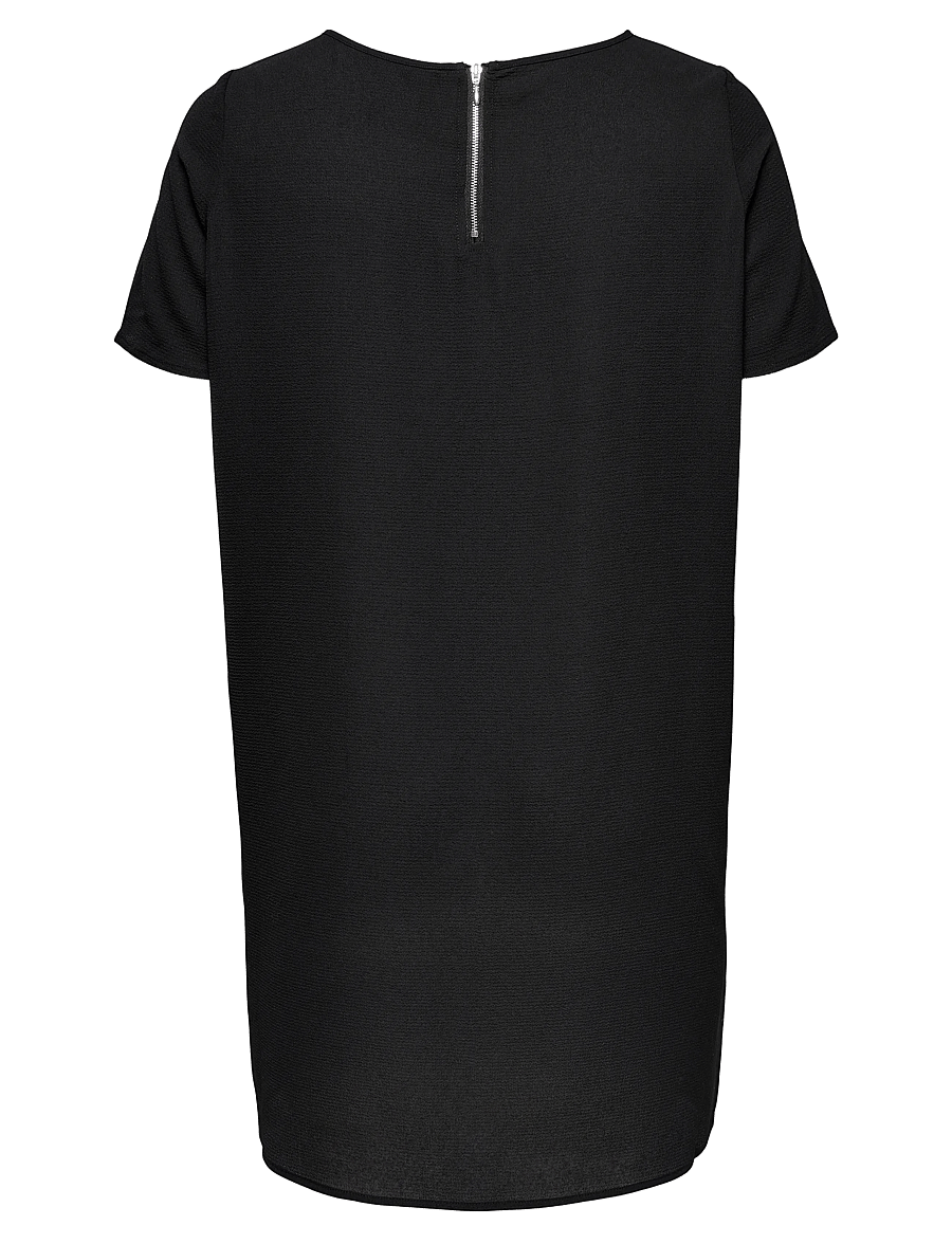 ONLY Carmakoma - CARLUX LIFE SS TUNIC DRESS WVN NOOS - t-särkkleidid - black - 2