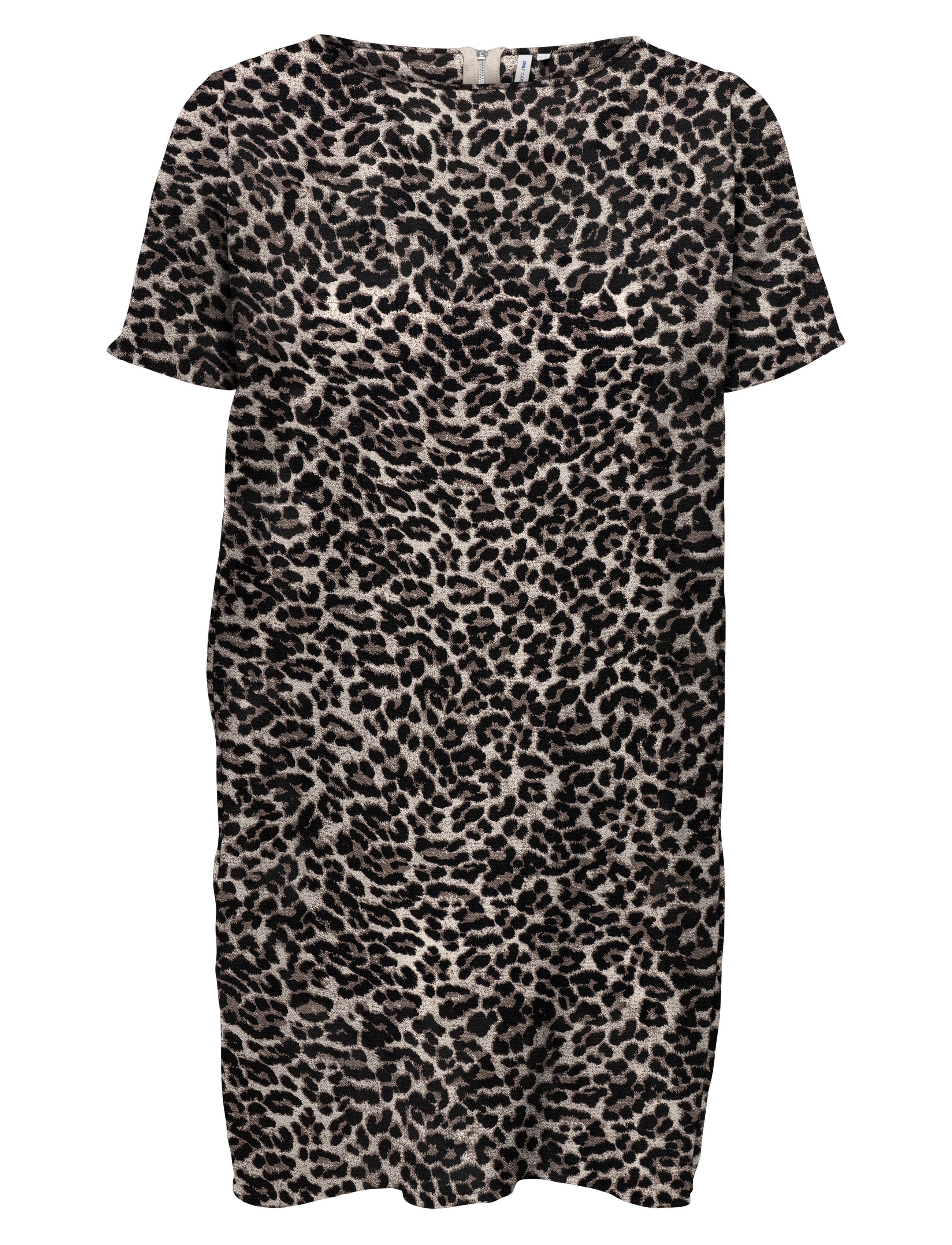 ONLY Carmakoma CARLUX S/S TUNIC DRESS WVN NOOS - Kjoler - PUMICE STONE / brown