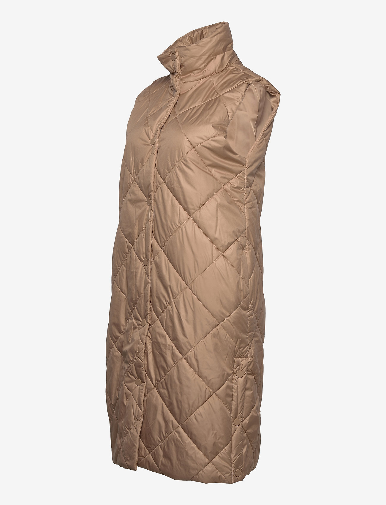 ONLY Carmakoma - CARTANZIA QUILTED WAISTCOAT OTW - tigers eye - 2