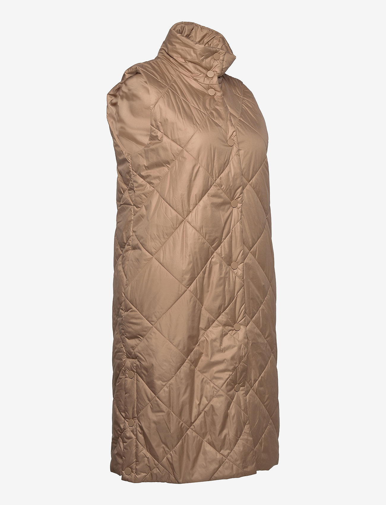 ONLY Carmakoma - CARTANZIA QUILTED WAISTCOAT OTW - tigers eye - 3