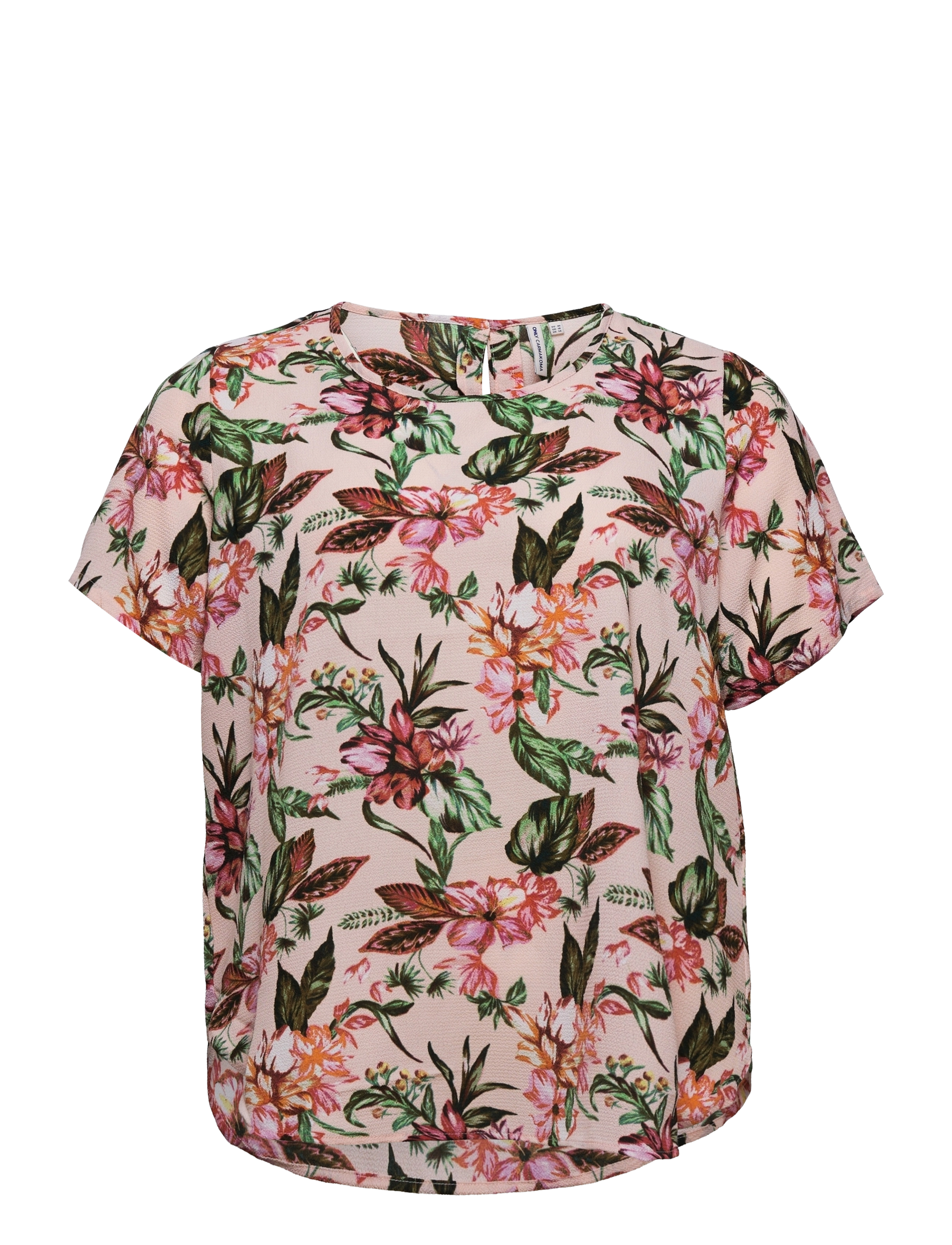 ONLY Carmakoma - CARLUXFAB SS TOP AOP - rose smoke - 0