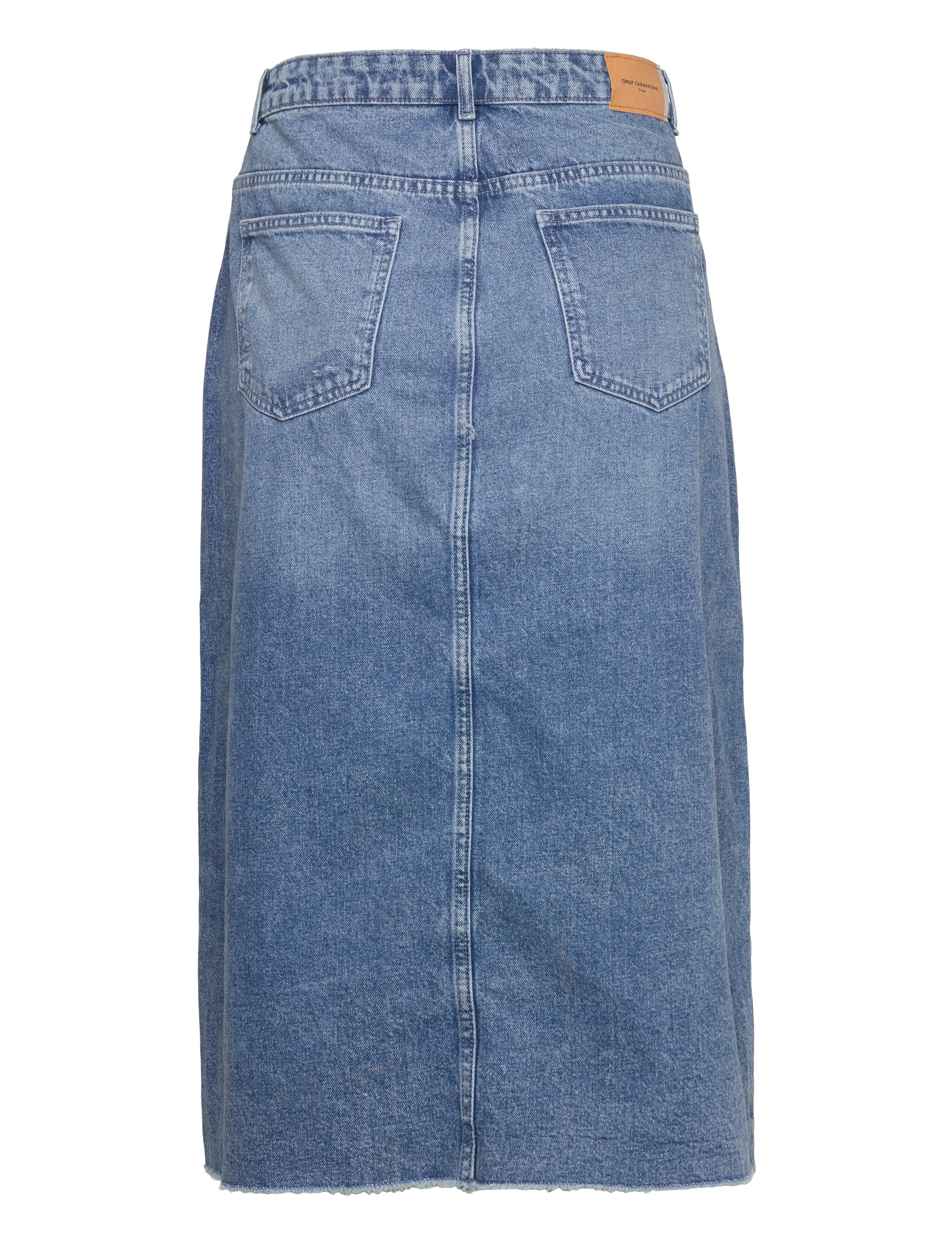 ONLY Carmakoma - CARMOLLY LIFE REG LONG WDNM JNS SKIRT - medium blue denim - 1
