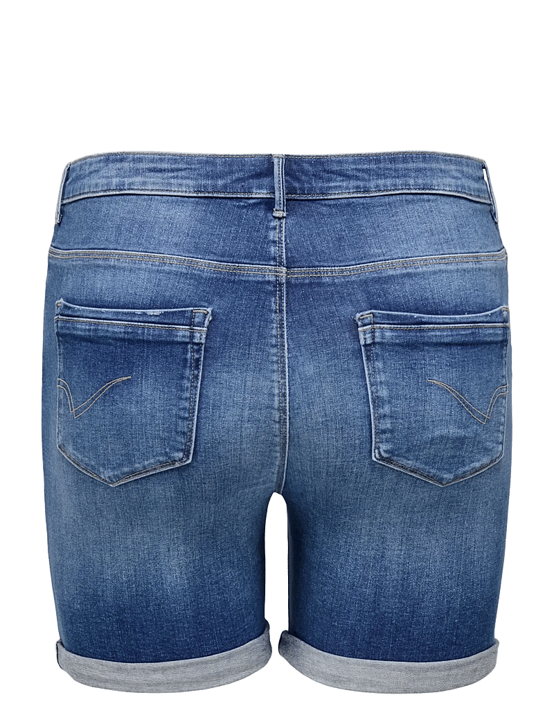 ONLY Carmakoma - CARLAOLA REG DEST DNM SHORTS - medium blue denim - 2