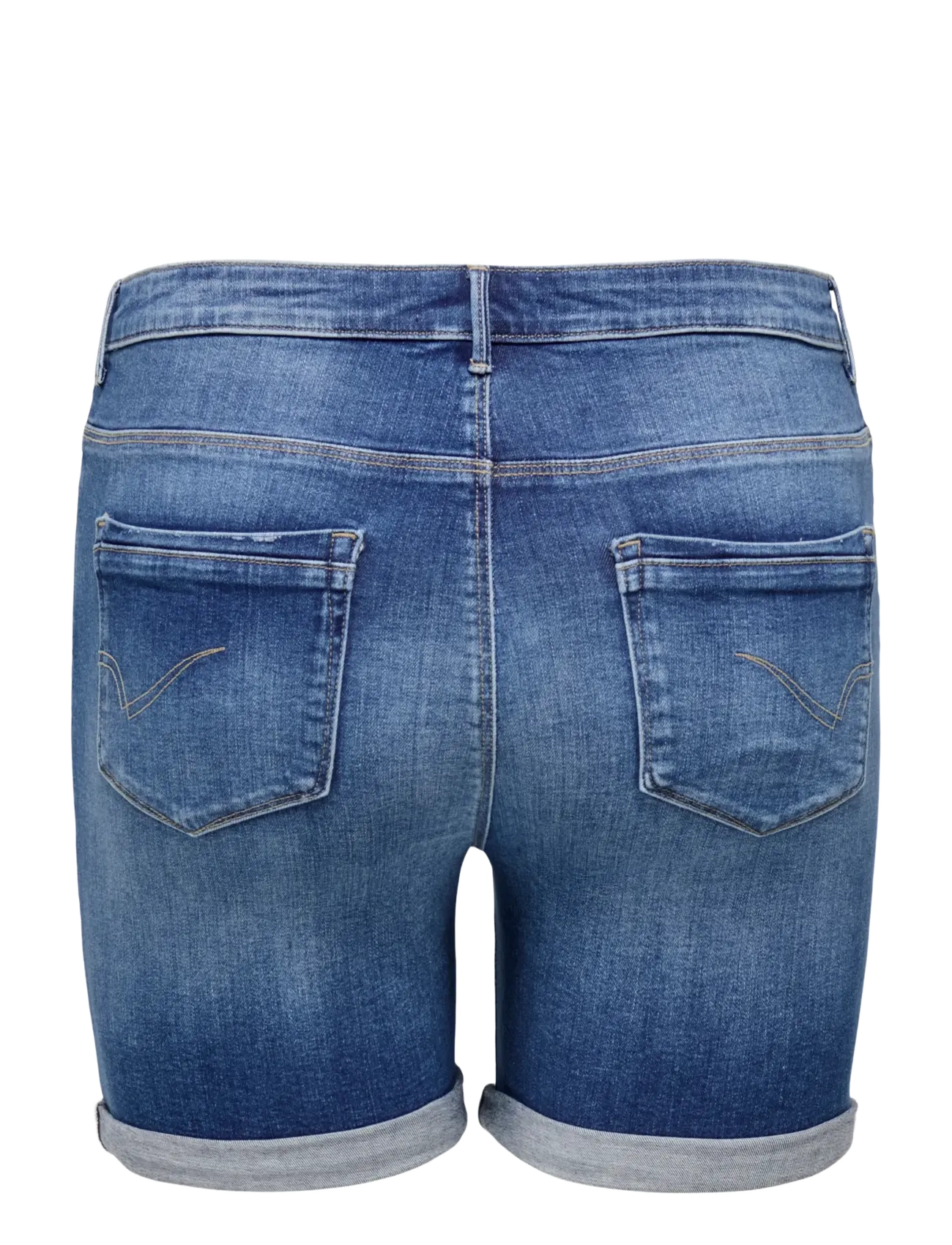 ONLY Carmakoma - CARLAOLA REG DEST DNM SHORTS - medium blue denim - 2